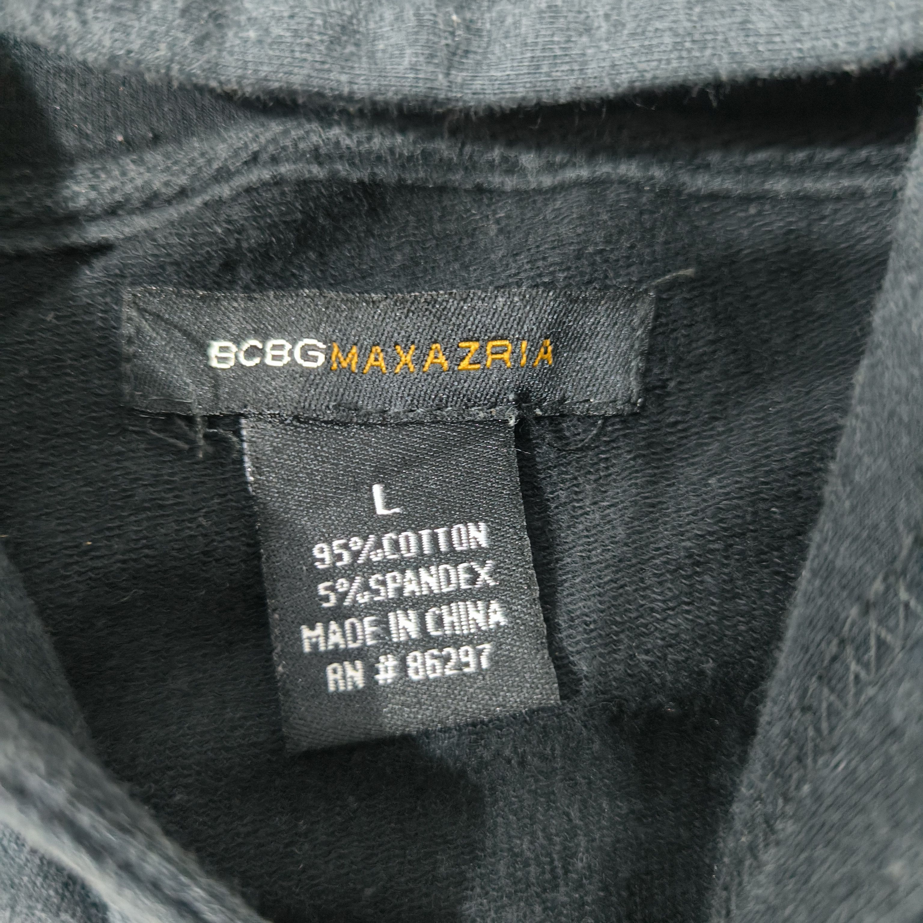 If Six Was Nine Faded hoodie gothic bcbgmaxazria + black longsleeve Size L / US 10 / IT 46 - 8 Thumbnail