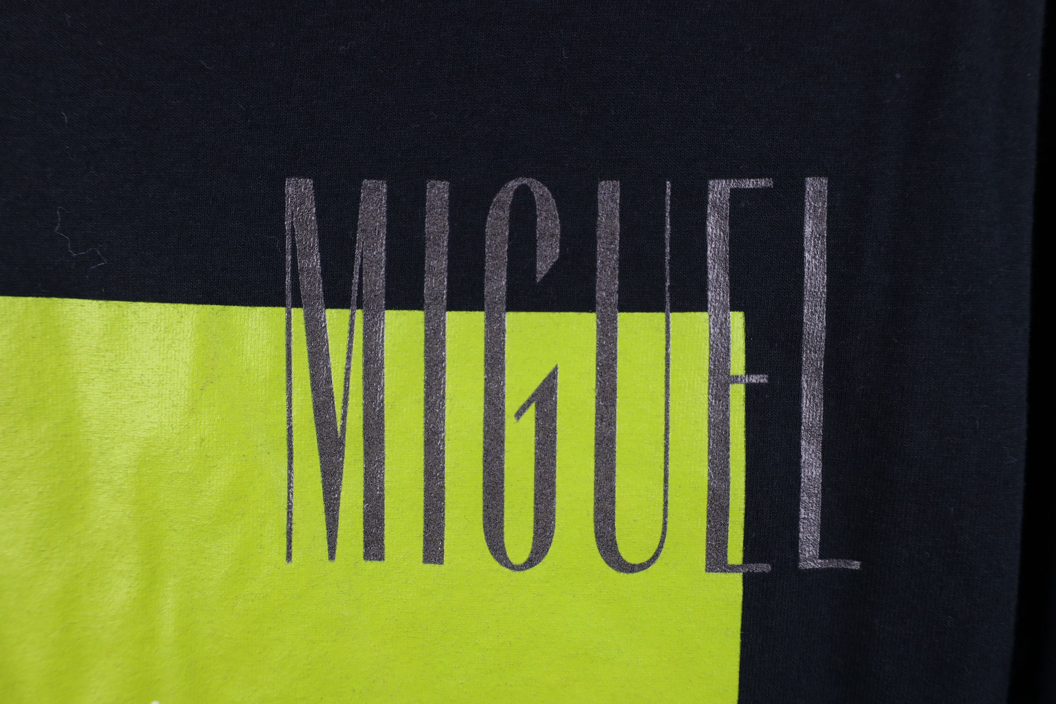 Vintage Miguel 1 Concepts The Ascension Tour Double Sided T-Shirt Size US S / EU 44-46 / 1 - 5 Thumbnail
