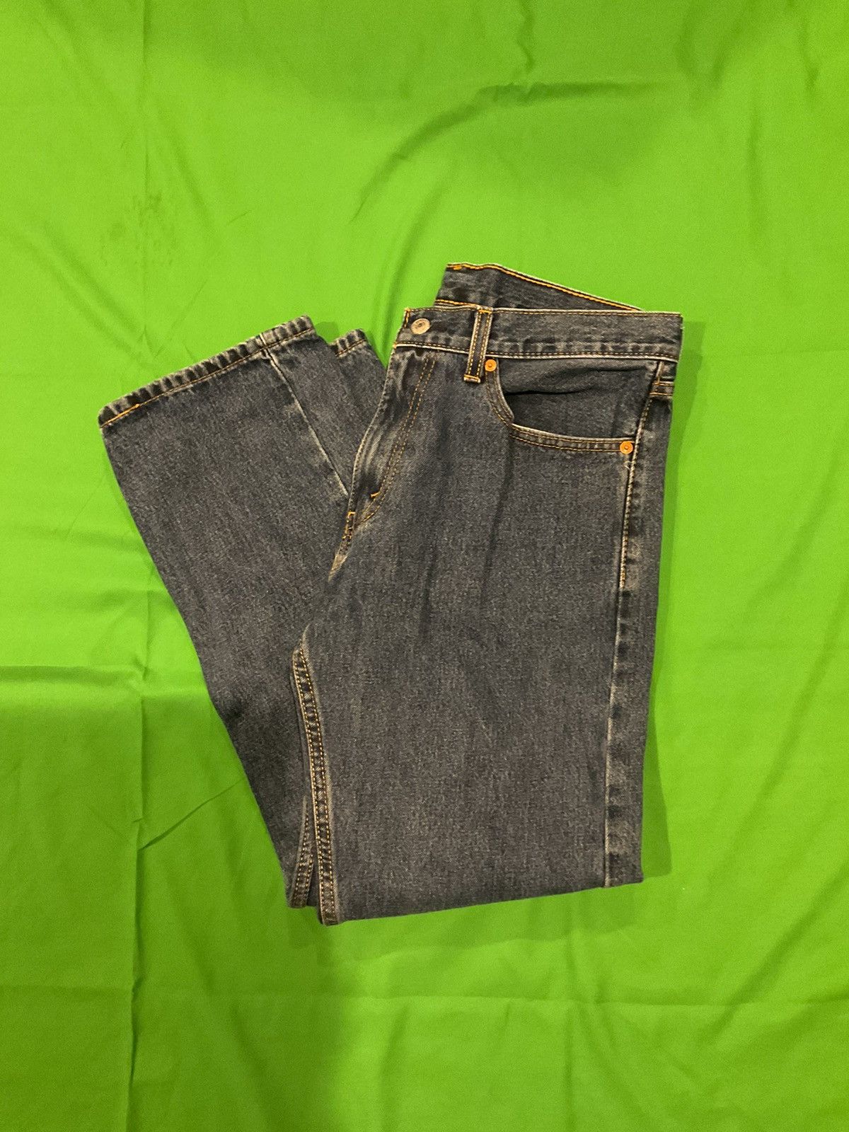 Levi's × Vintage Vintage Navy Levi's 505 jeans Size US 32 / EU 48 - 1 Thumbnail
