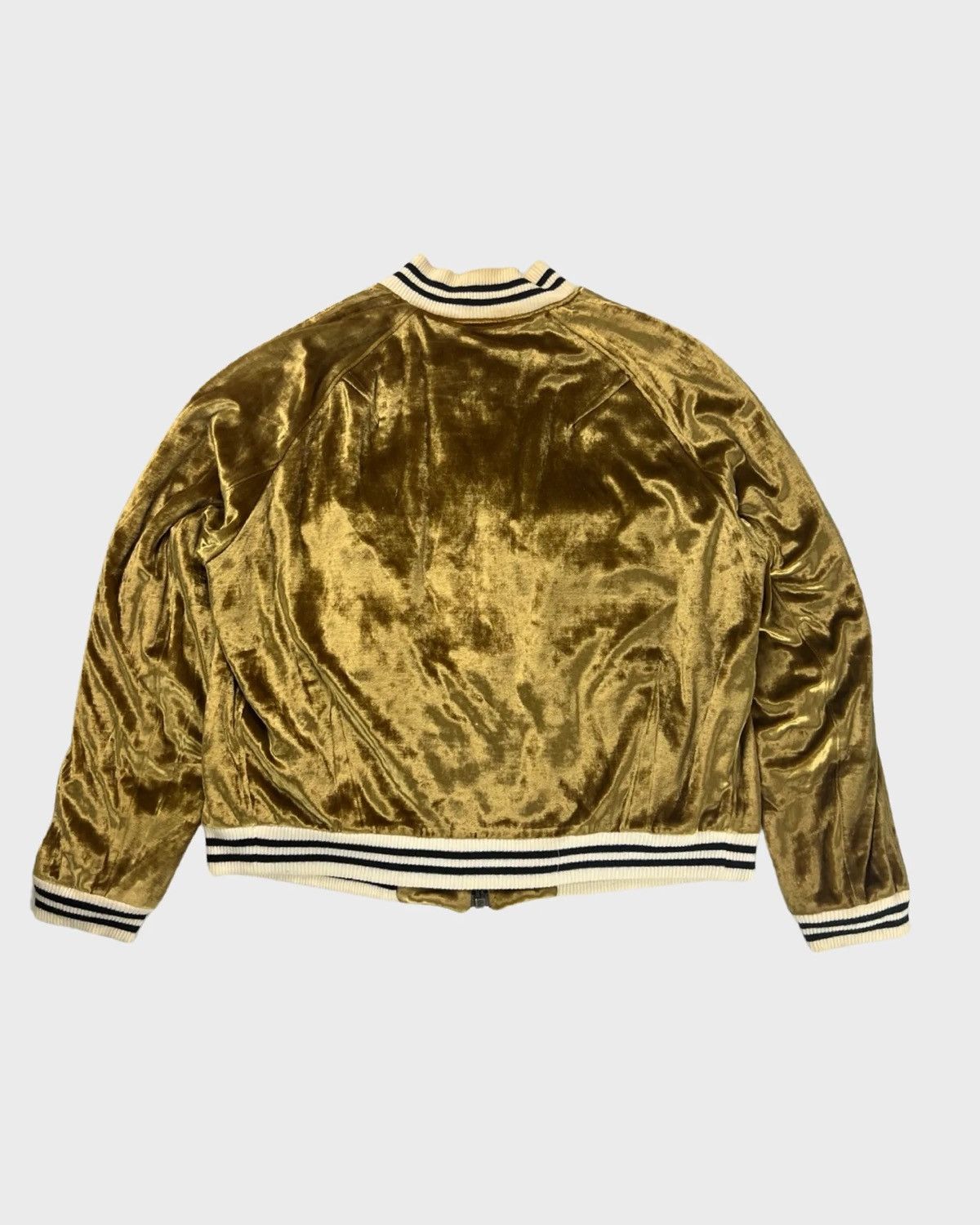 Haider Ackermann HAIDER ACKERMANN SS15 CHAMPAGNE GOLD VELVET BOMBER JACKET Size US M / EU 48-50 / 2 - 3 Thumbnail