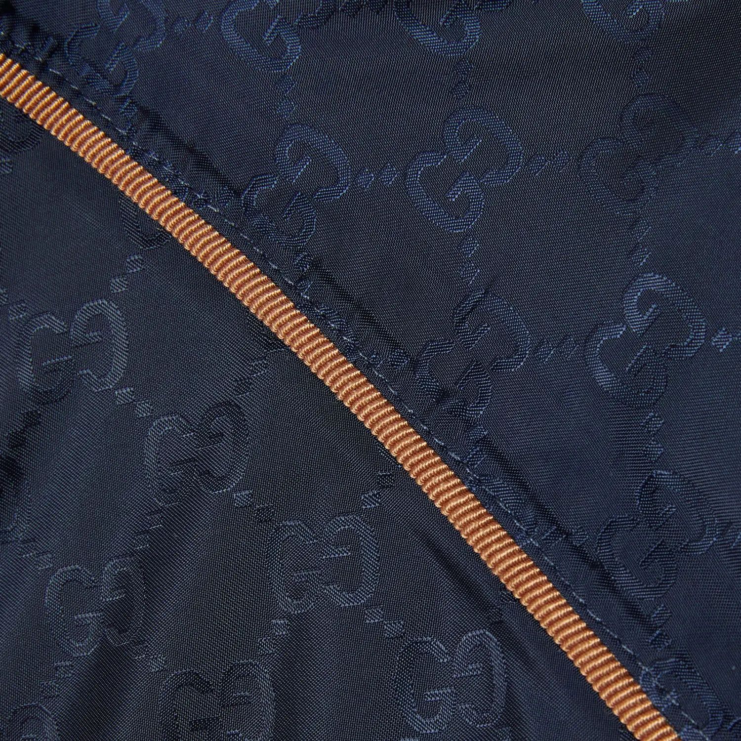 Gucci o1mt1gz0725 Technical GG Hooded Long Jacket in Blue Size US M / EU 48-50 / 2 - 4 Thumbnail