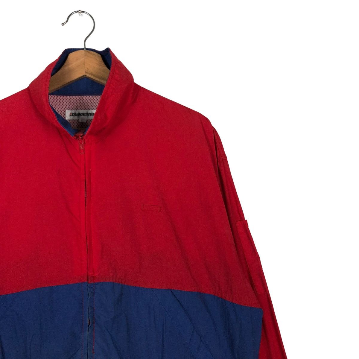 Japanese Brand 🔥VINTAGE BOMBER JACKET BRIDGESTONE BIG LOGO ISSEY MIYAKE Size US L / EU 52-54 / 3 - 7 Thumbnail