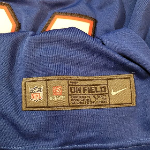 Nike NFL On Field Bills Thomas Blue football Jersey - L Size L / US 10 / IT 46 - 5 Thumbnail