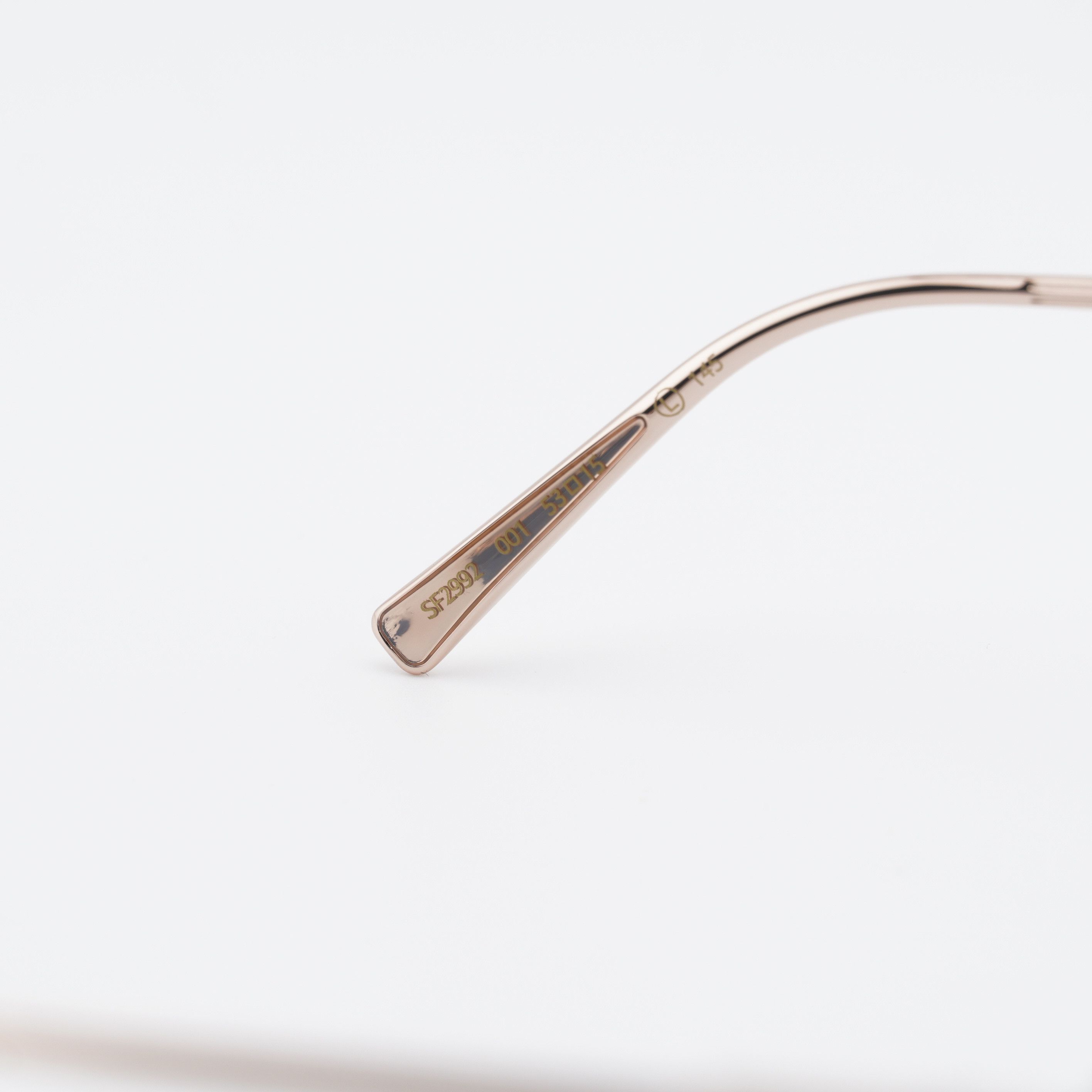 Salvatore Ferragamo Salvatore Ferragamo SF2992 001 Eyeglasses Black 53mm Square Size ONE SIZE - 5 Thumbnail