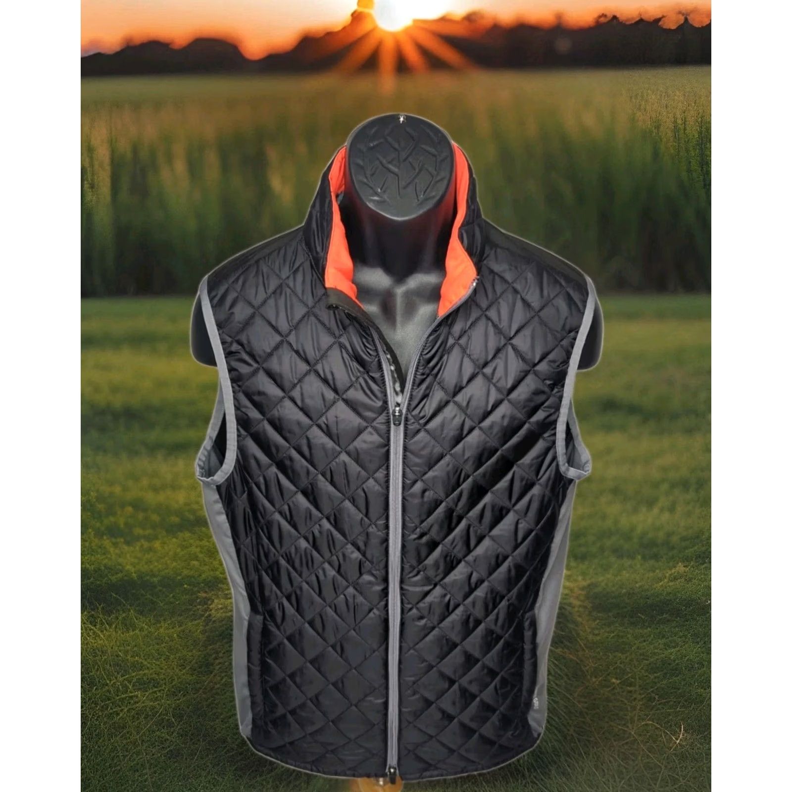 Puma PUMA Frost Quilted Vest Jacket Black Medium Men's Golf Primaloft Sample CLR Size US M / EU 48-50 / 2 - 3 Thumbnail