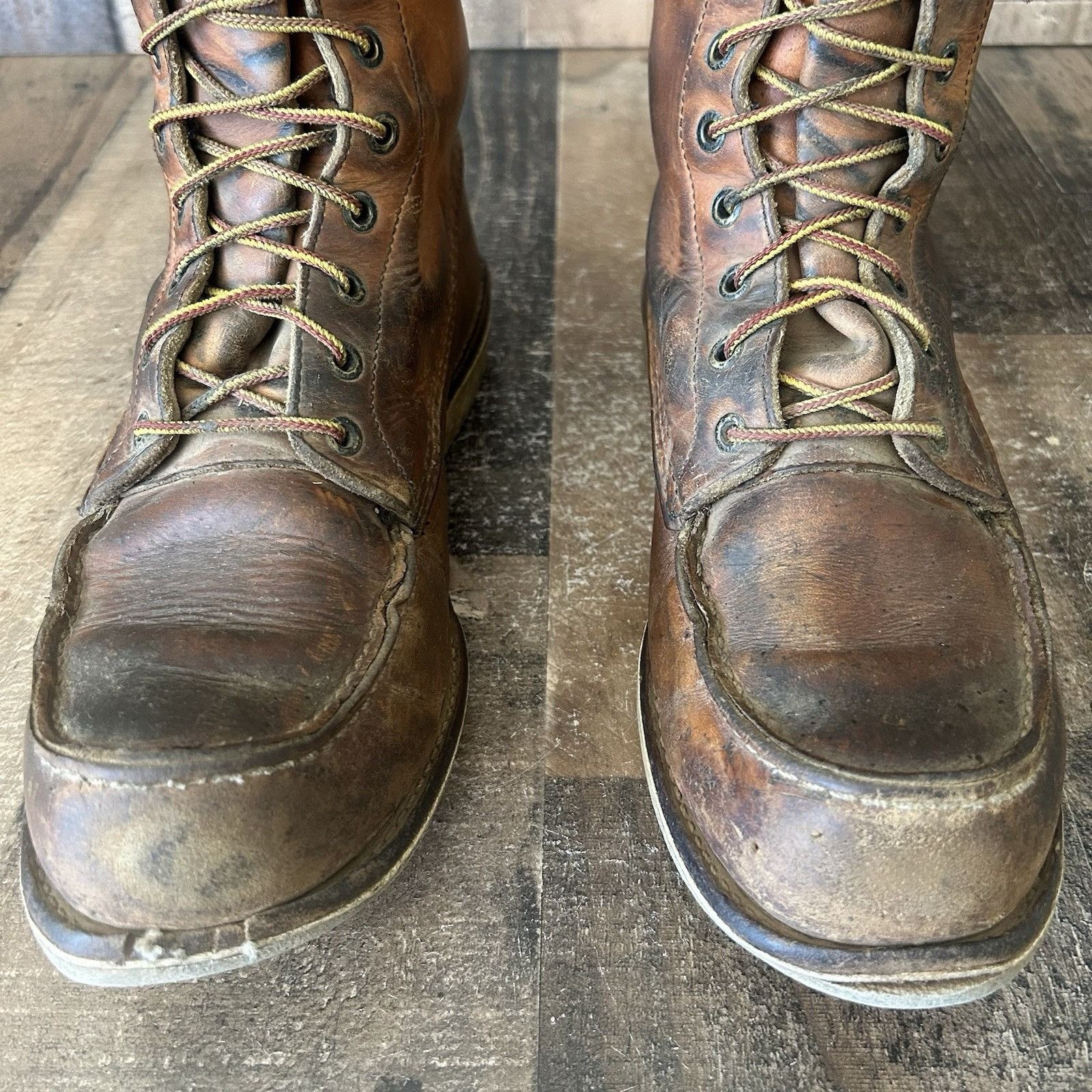 Red Wing Red Wing 10877 Moc Toe Work Boots Mens 11.5 D Size US 11.5 / EU 44-45 - 8 Thumbnail