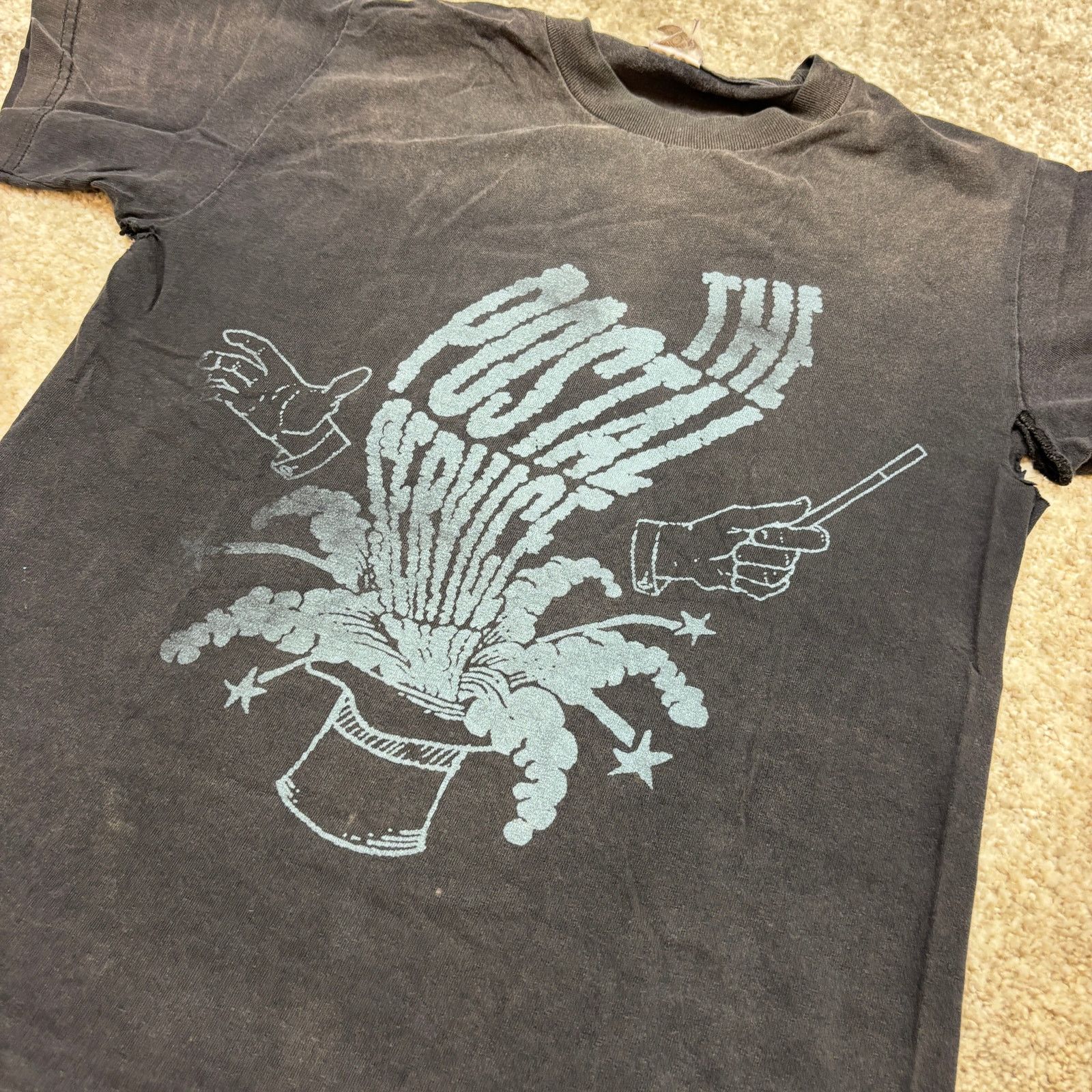 Band Tees The Postal Service 2013 Tour Faded Short Sleeve Shirt Mens S Size US S / EU 44-46 / 1 - 13 Thumbnail