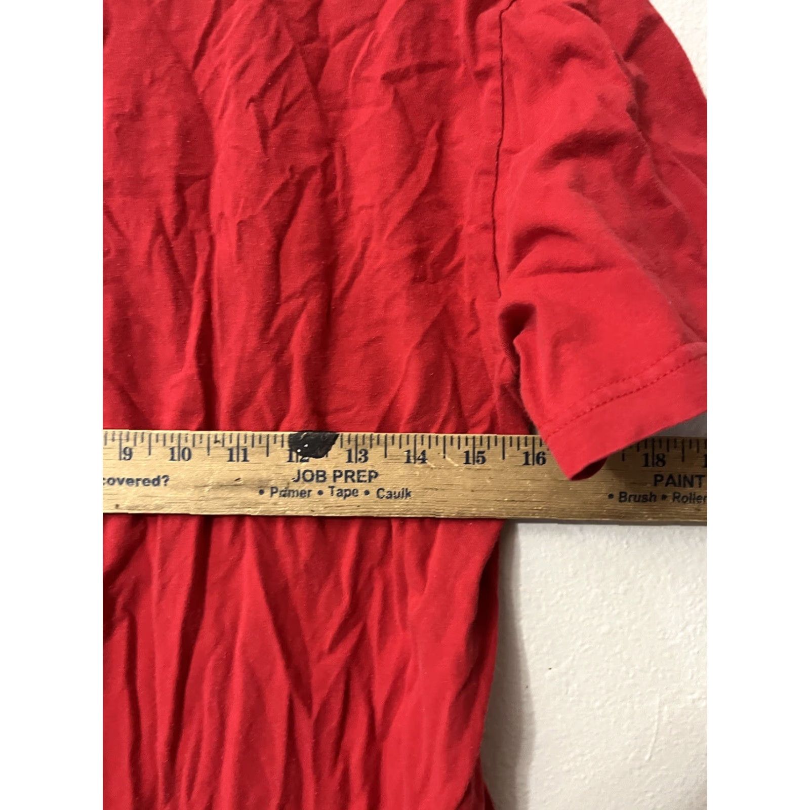 Nike Nike T-shirt Adult Large Red Short Sleeve Crewneck Solid Size US L / EU 52-54 / 3 - 5 Thumbnail