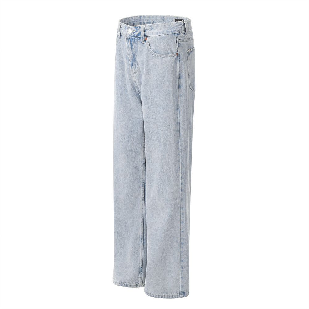 Japanese Brand × Jean Retro casual men's punk all-match washed straight jeans Size US 32 / EU 48 - 2 Thumbnail