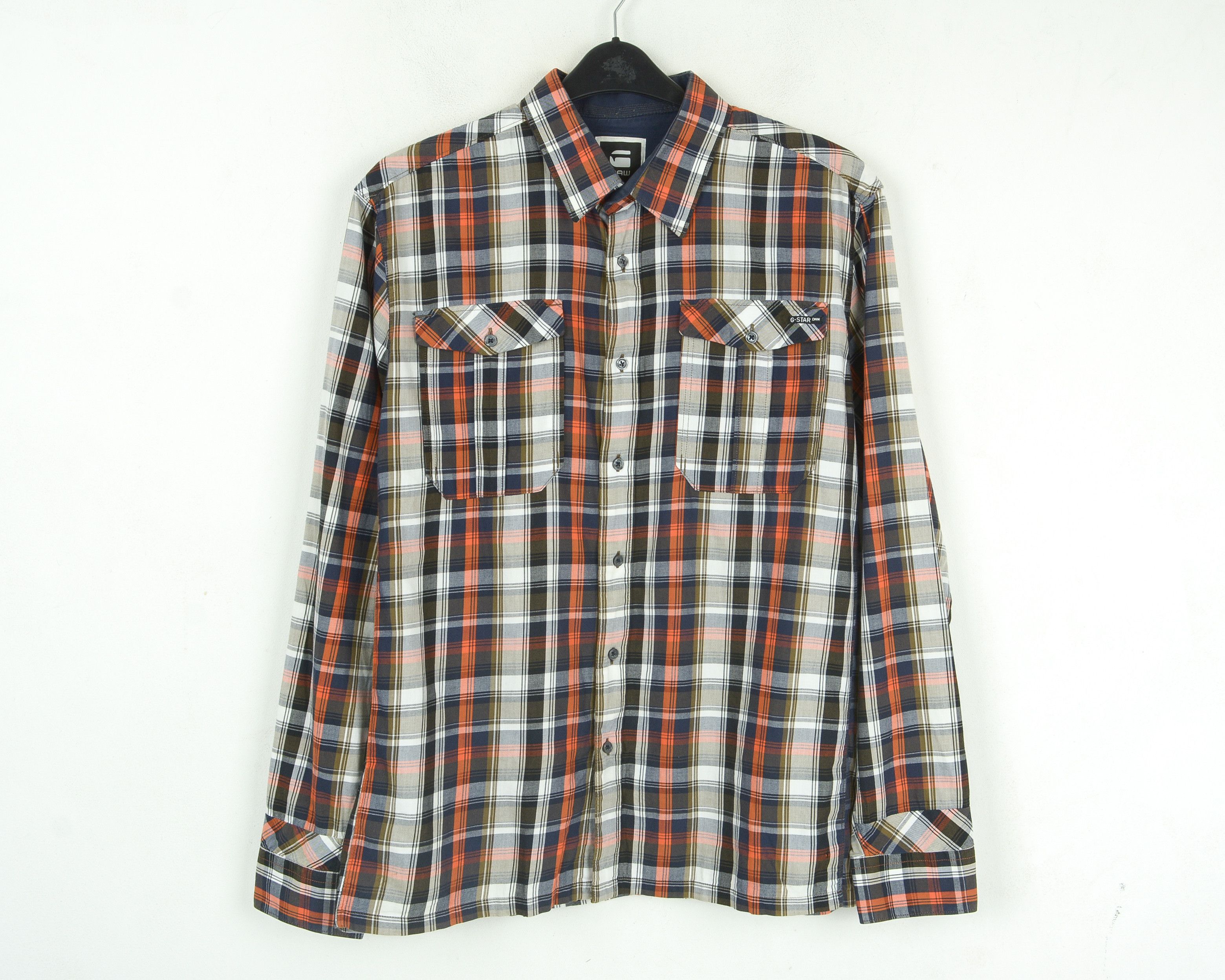 G-Star 'Ranger Check Shirt' Casual Cotton Long Sleeved Top Plaid Size US XXL / EU 58 / 5 - 1 Thumbnail