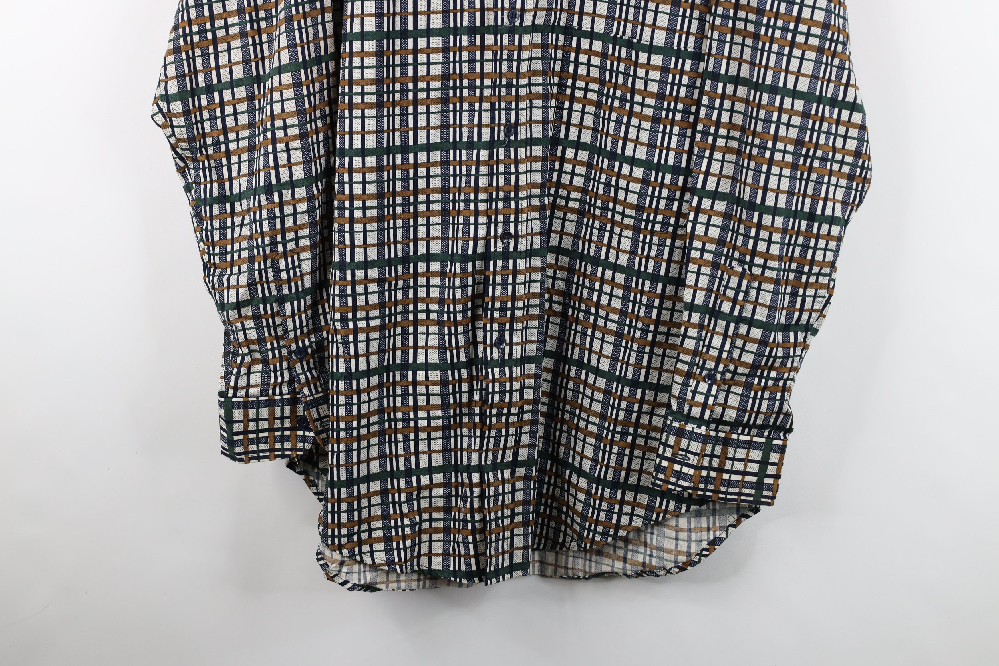 Vintage Vintage 90s Streetwear Collared Button Down Shirt Plaid Size US L / EU 52-54 / 3 - 3 Thumbnail
