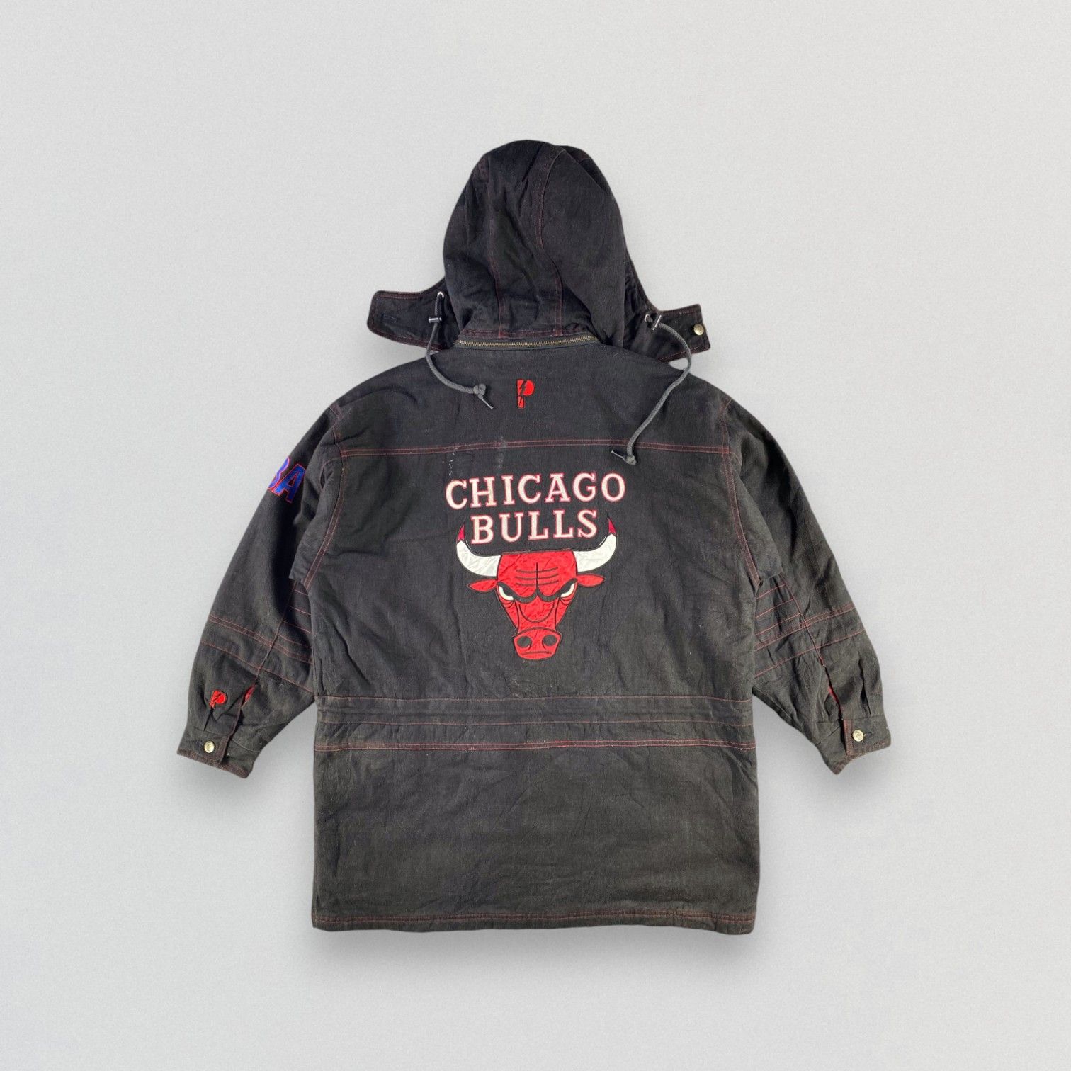 NBA Vintage Chicago Bulls Parka Hooded Jacket Size US M / EU 48-50 / 2 - 3 Thumbnail