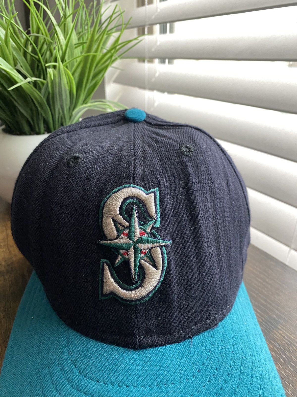 New Era 2000s Seattle Mariners New Era Fitted Hat Size ONE SIZE - 3 Thumbnail