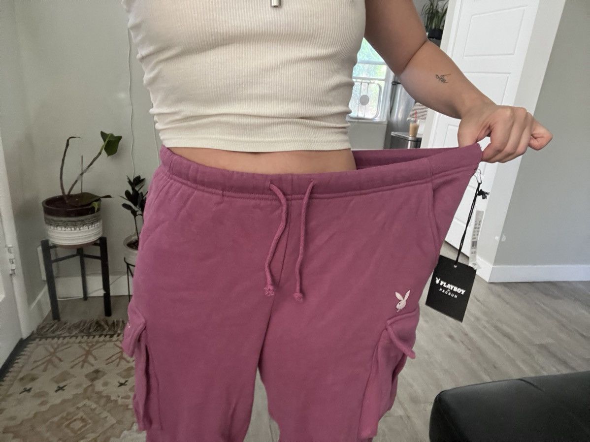 Pacsun × Playboy Playboy By PacSun Cargo Sweatpants Size 27" / US 4 / IT 40 - 11 Thumbnail