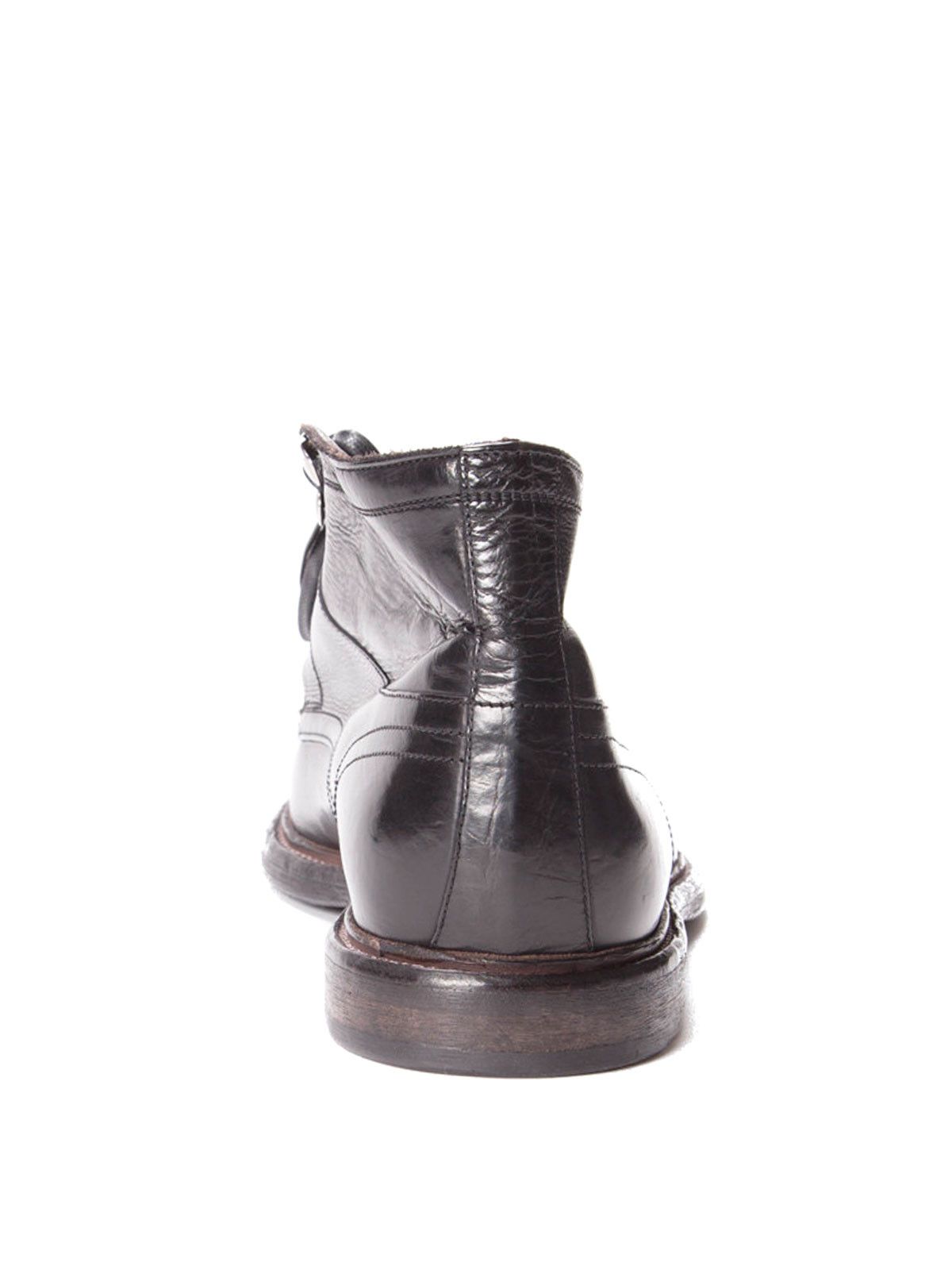 Dolce & Gabbana o1y0125 Leather Ankle Boots in Black Size US 6 / EU 39 - 3 Thumbnail
