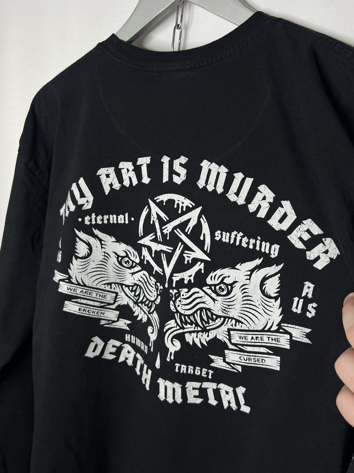 Other 🎸Vintage Thy Art Is Murder Rock Band Tee Shirt Long Sleeve 🎸 Size US XXL / EU 58 / 5 - 4 Thumbnail