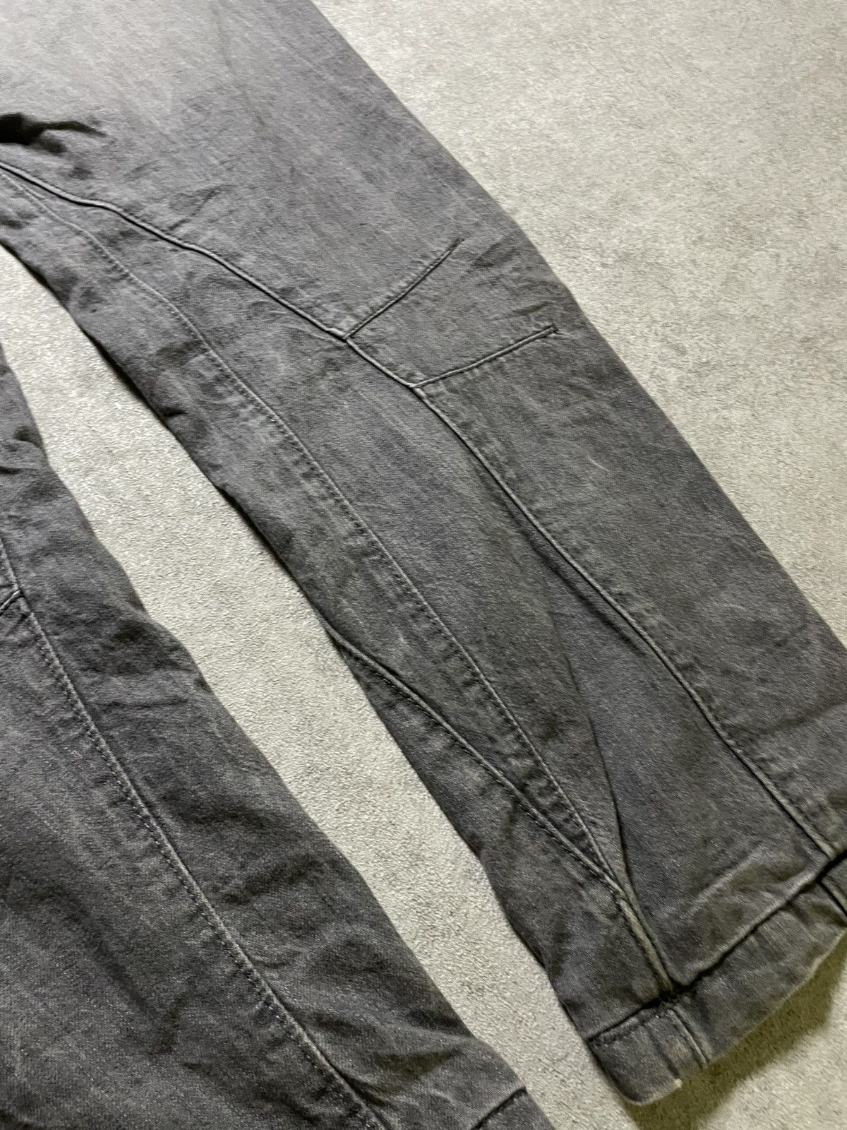 If Six Was Nine RNT23 Skull Destroyed glam denim w/ twisted seams & raw edge Size US 36 / EU 52 - 20 Thumbnail