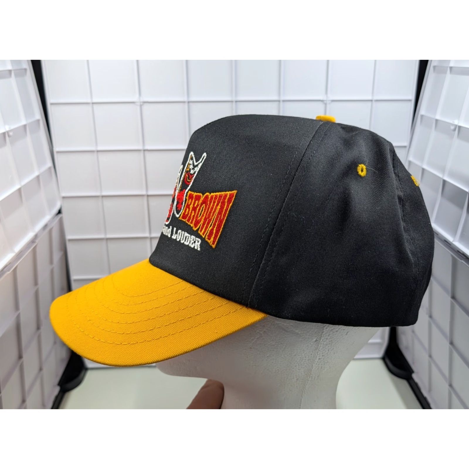 Vintage VINTAGE Sawyer Brown Hat Adjustable Black 90s Faster and Louder Tour Snapback USA Made Mens Size ONE SIZE - 5 Thumbnail