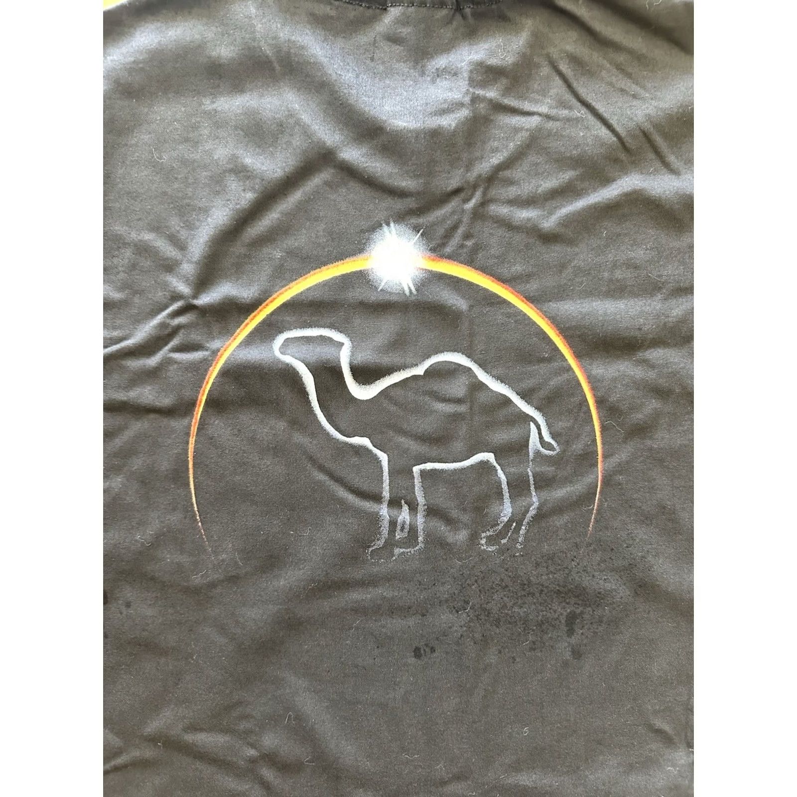 Camel VINTAGE Camel 90s Pocket Tee Black XL Adult T-Shirt Mens Short Sleeve Crew Neck Eclipse Promo Size US XL / EU 56 / 4 - 2 Thumbnail