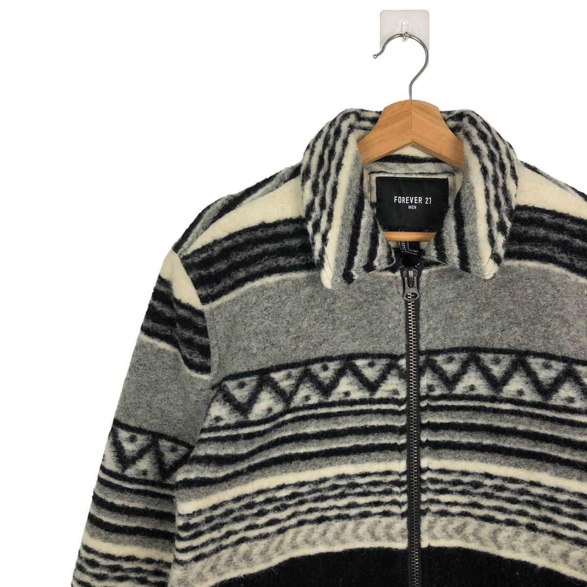 Japanese Brand 💥90’s Wool Navajo Aztec Jacket Forever21 Issey Miyake Japan Size US S / EU 44-46 / 1 - 4 Thumbnail