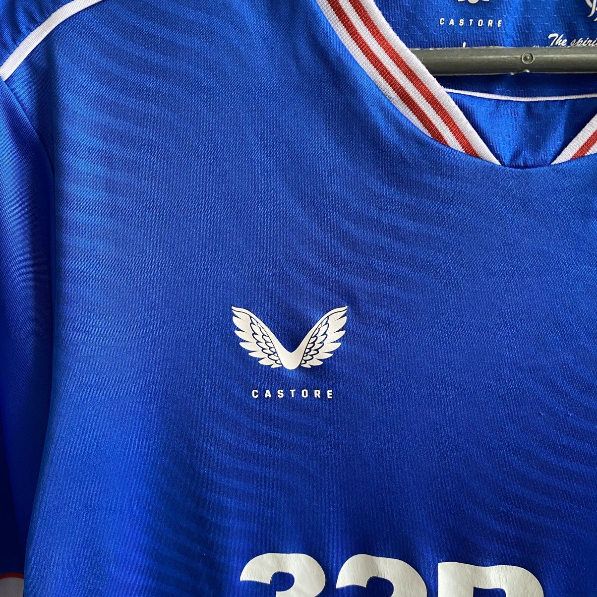 Castore Mens Castore FC Rangers Big Logo Home Soccer jersey Size US L / EU 52-54 / 3 - 3 Thumbnail