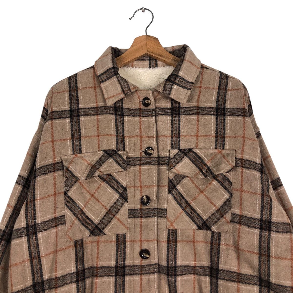 Flannel 📌Vintage Flannel Jacket Tartan Private Pause Issey Miyake Size US L / EU 52-54 / 3 - 4 Thumbnail