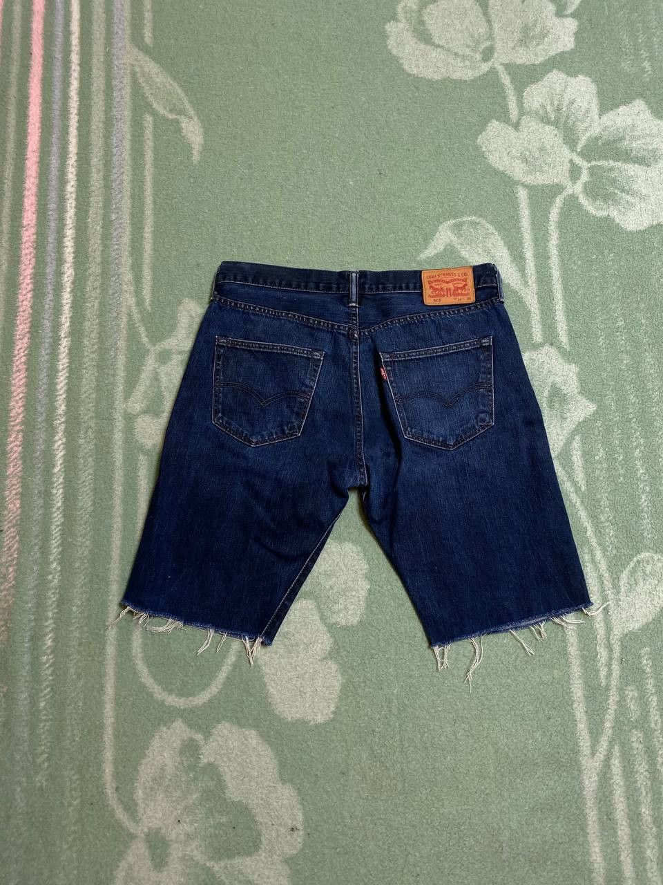 Levi's Vintage 90s Levi's 550 Faded Baggy Denim Jean Shorts Size US 34 / EU 50 - 17 Thumbnail