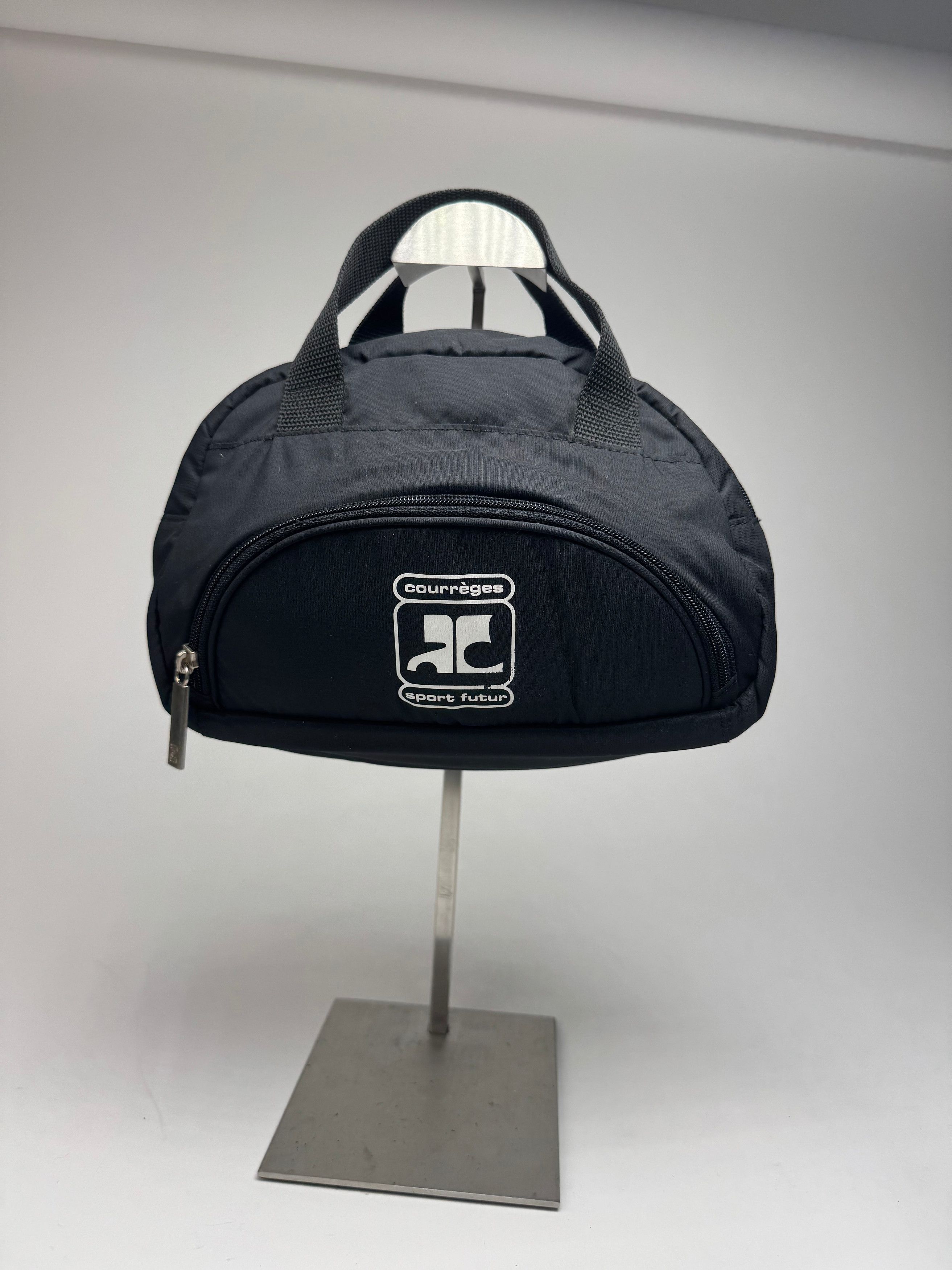Courreges Vintage Polyester Bag black Size ONE SIZE - 1 Thumbnail