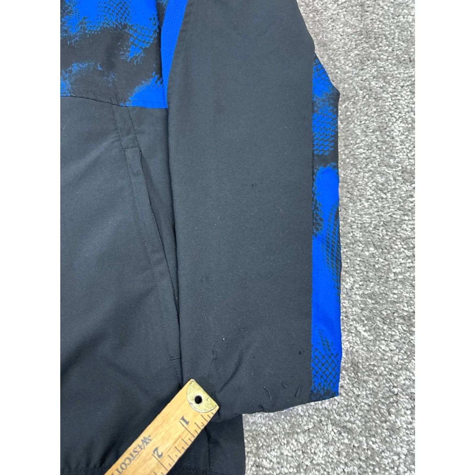Under Armour Under Armour Jacket Mens Small Blue Black Heatgear Full Zip Size US S / EU 44-46 / 1 - 5 Thumbnail