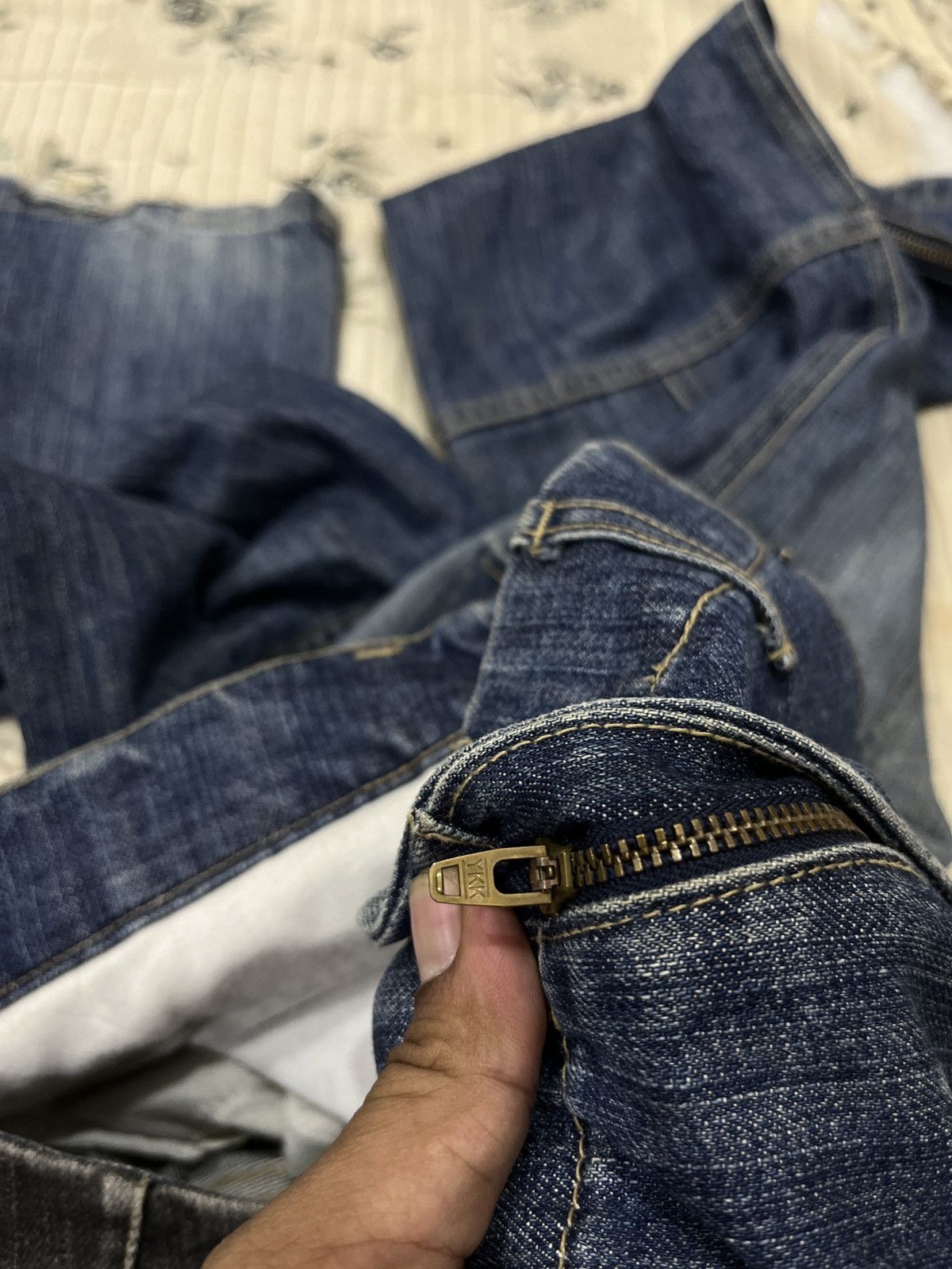 Le Grande Bleu (L.G.B.) 🔥🔥🔥ARCHIVE PPFM PATCHWORK DENIM Size US 33 - 15 Thumbnail