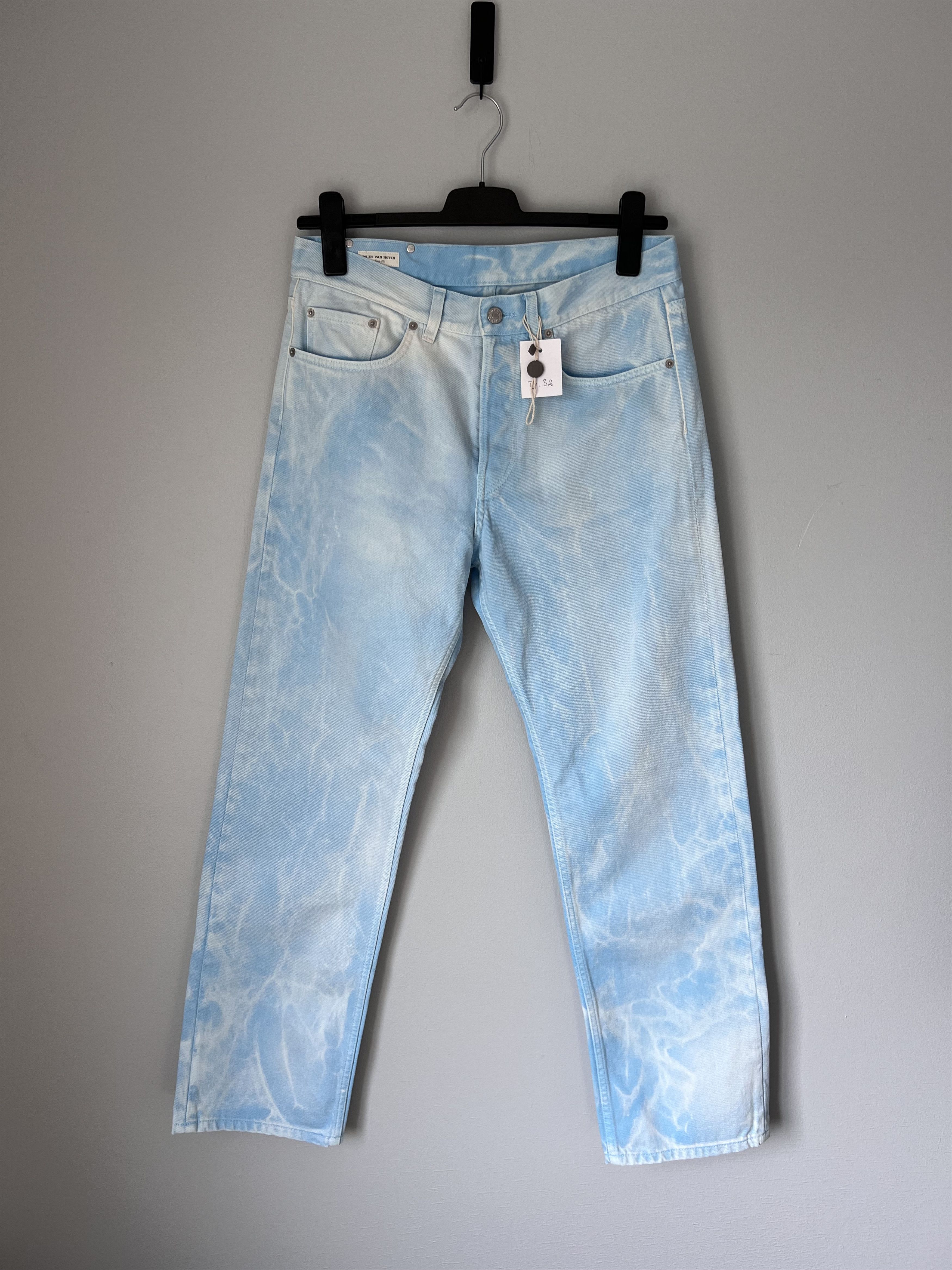 Dries Van Noten Dries Van Noten Marble Jeans in Blue Size US 32 / EU 48 - 1 Thumbnail