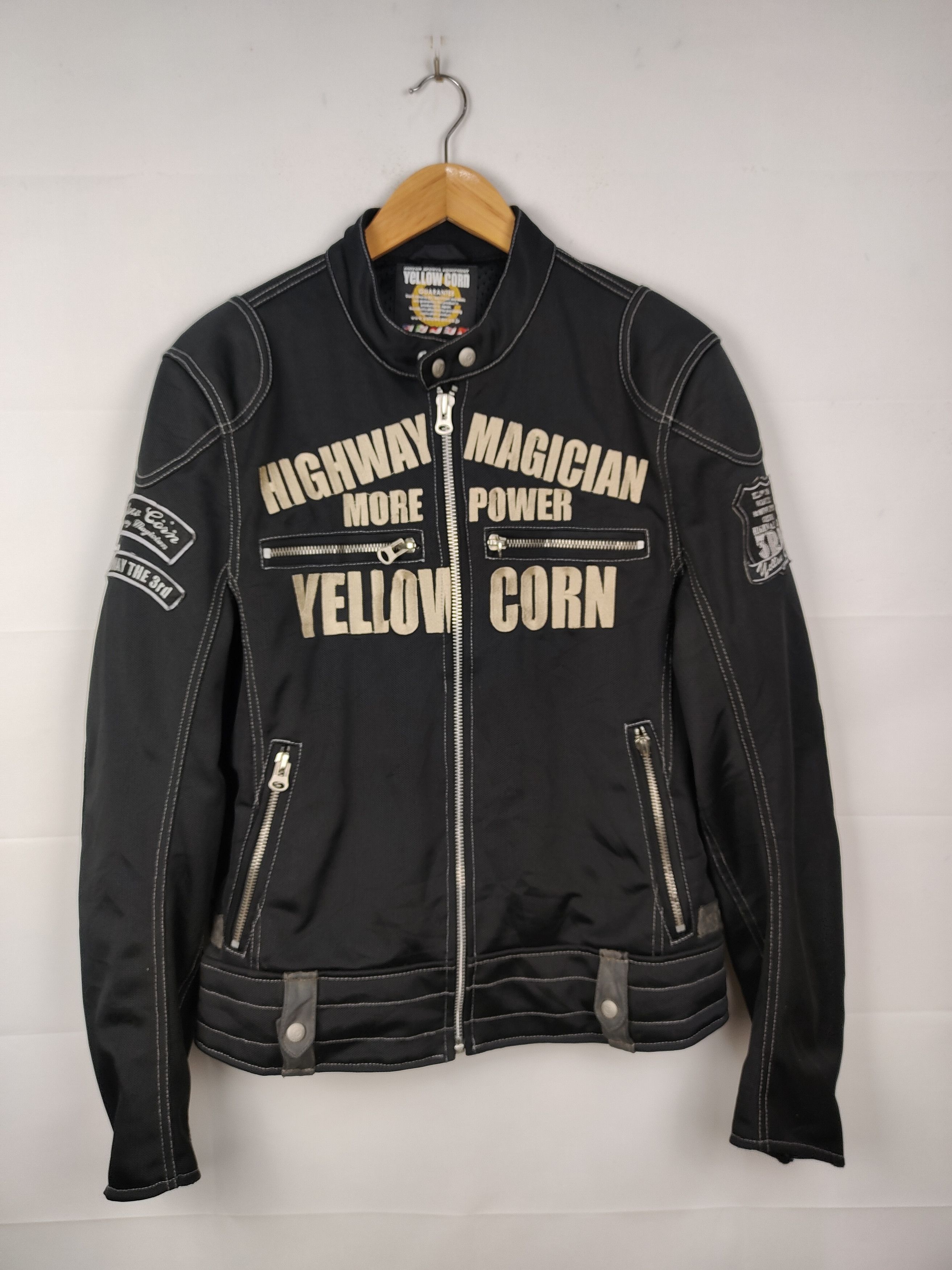 YELLOW CORN Yellow Corn "Highway Magician" motorcycle riding jacket Size US L / EU 52-54 / 3 - 1 Thumbnail