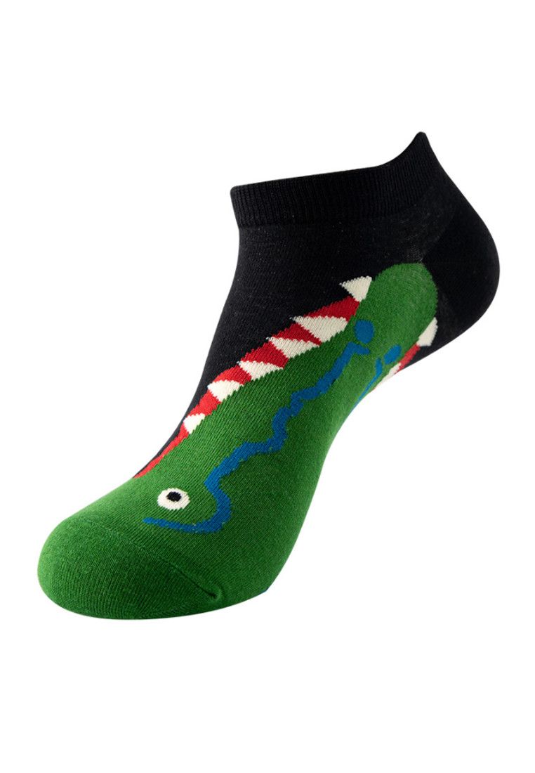 Other Set of 4 Pairs Animal Pattern Low Cut Socks (One Size) Size ONE SIZE - 4 Thumbnail