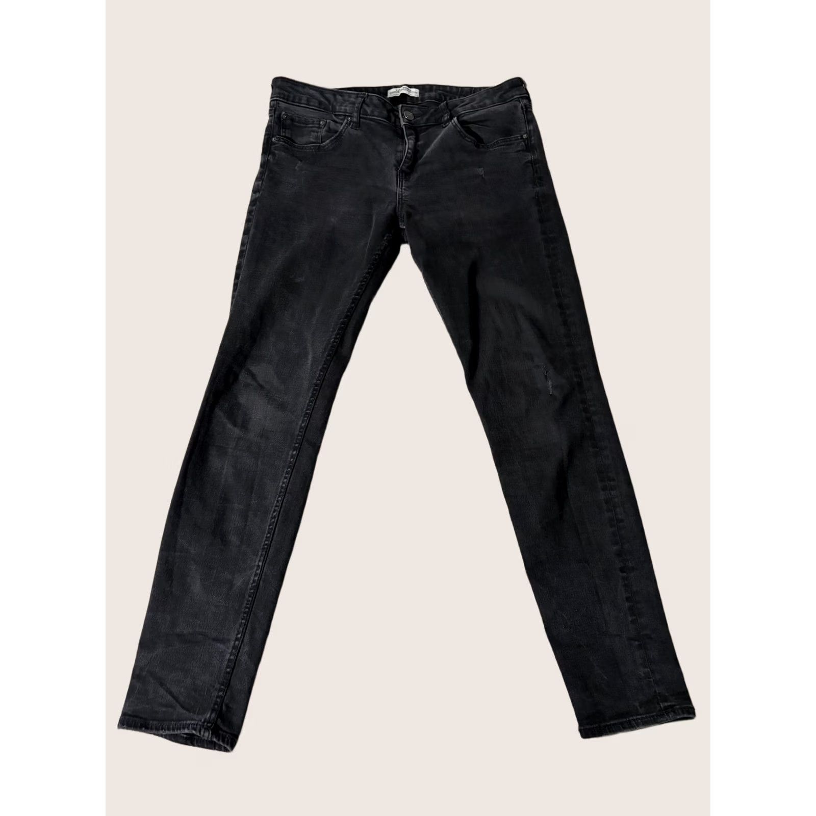 Zara Zara Womens Jeans Black Charcoal Wash Skinny Slim Fit Stretch Denim 10 30x27 Size 32" / US 10 / IT 46 - 1 Thumbnail