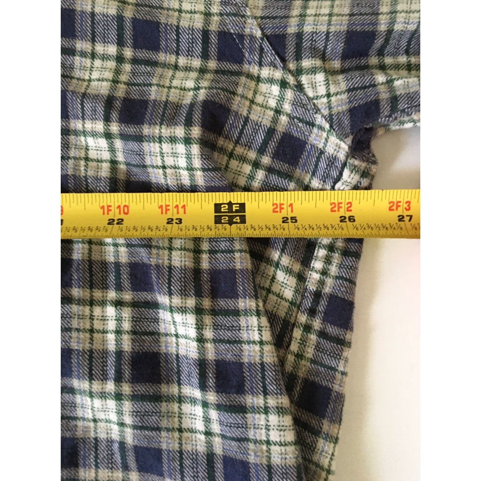 Wrangler Wrangler Men’s Long Sleeve Shirt 2XL Button Up Plaid Gray Green Western Pockets Casual Vintage: No Size US XXL / EU 58 / 5 - 4 Thumbnail