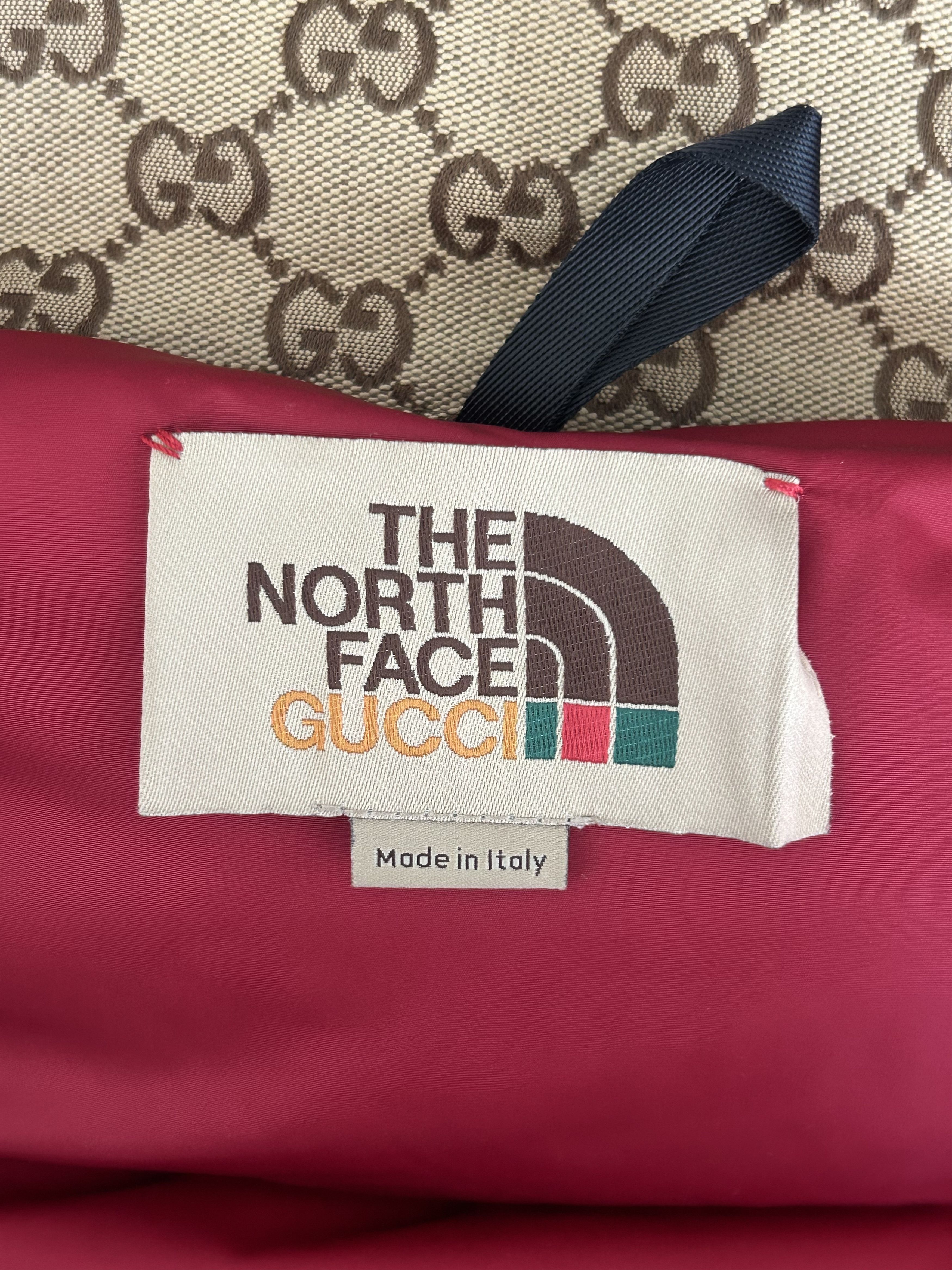 Gucci Gucci The North Face Beige GG Monogram Puffer Jacket Size US L / EU 52-54 / 3 - 3 Thumbnail