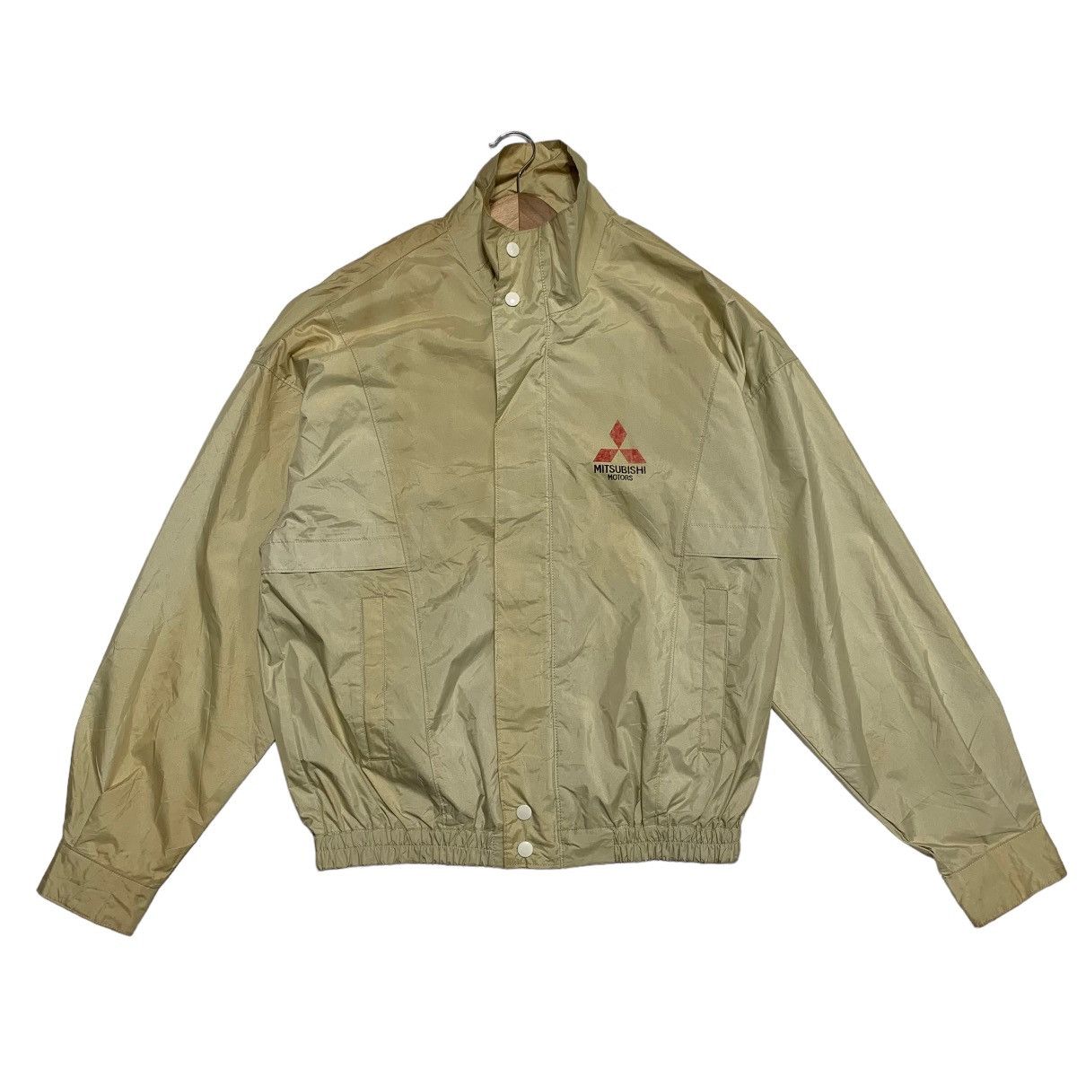 image of Racing Vintage Mitsubishi Motors Galant Gold Jacket, Men's (Size Medium)
