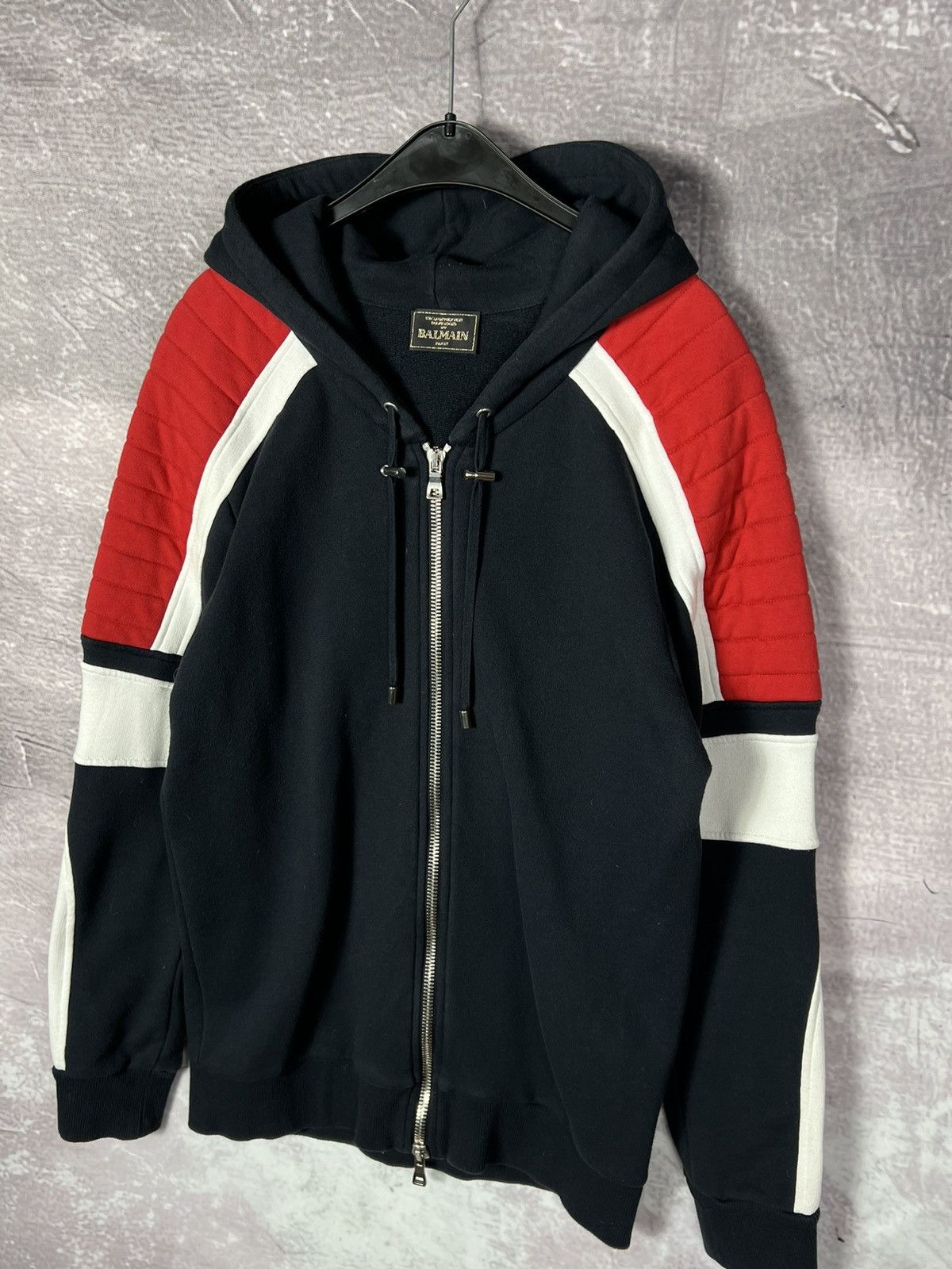 Balmain Balmain Biker’s Zip Hoodie Size US L / EU 52-54 / 3 - 4 Thumbnail
