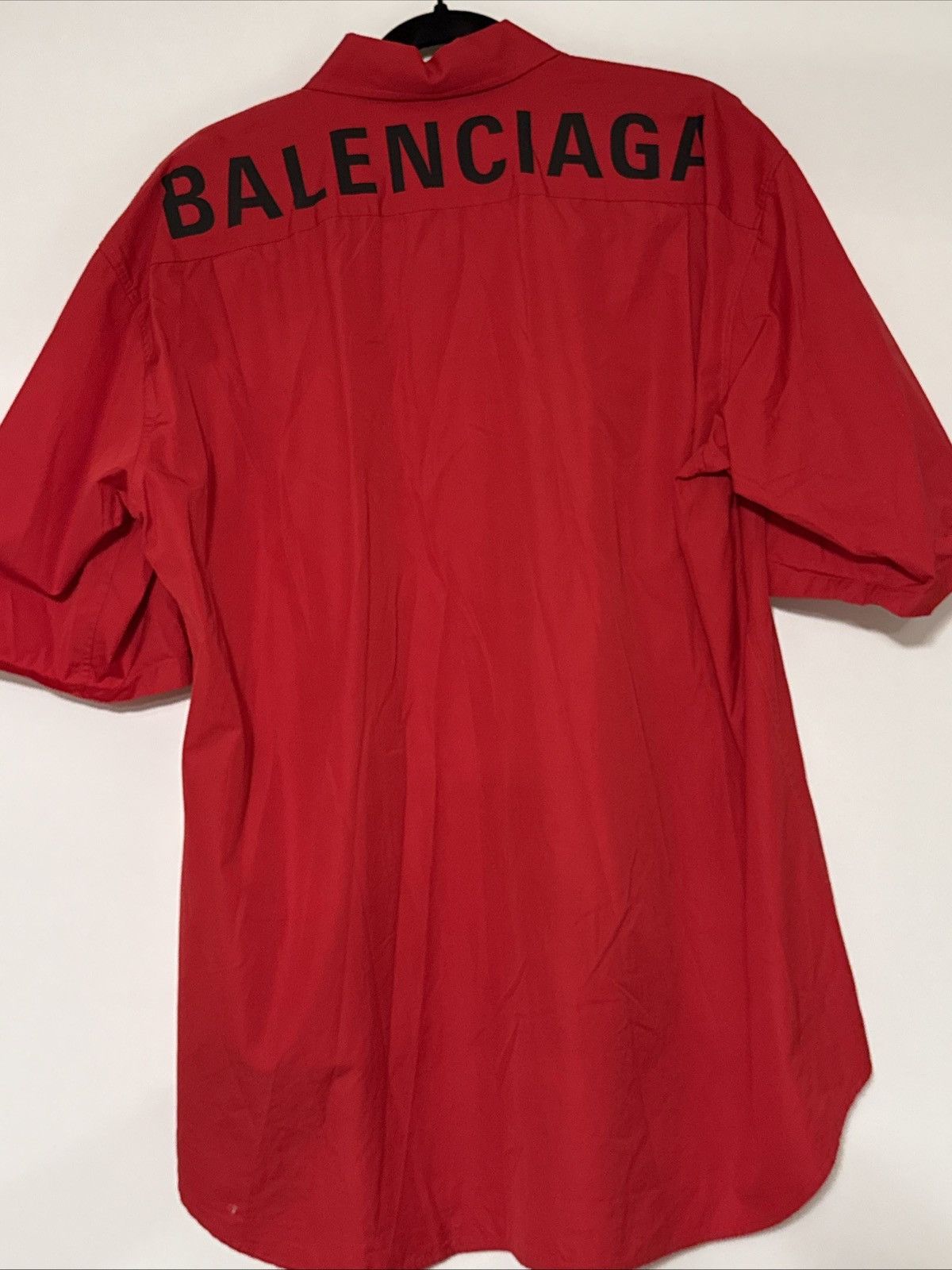 Balenciaga Balenciaga Back Logo Button Up Size US XL / EU 56 / 4 - 1 Thumbnail