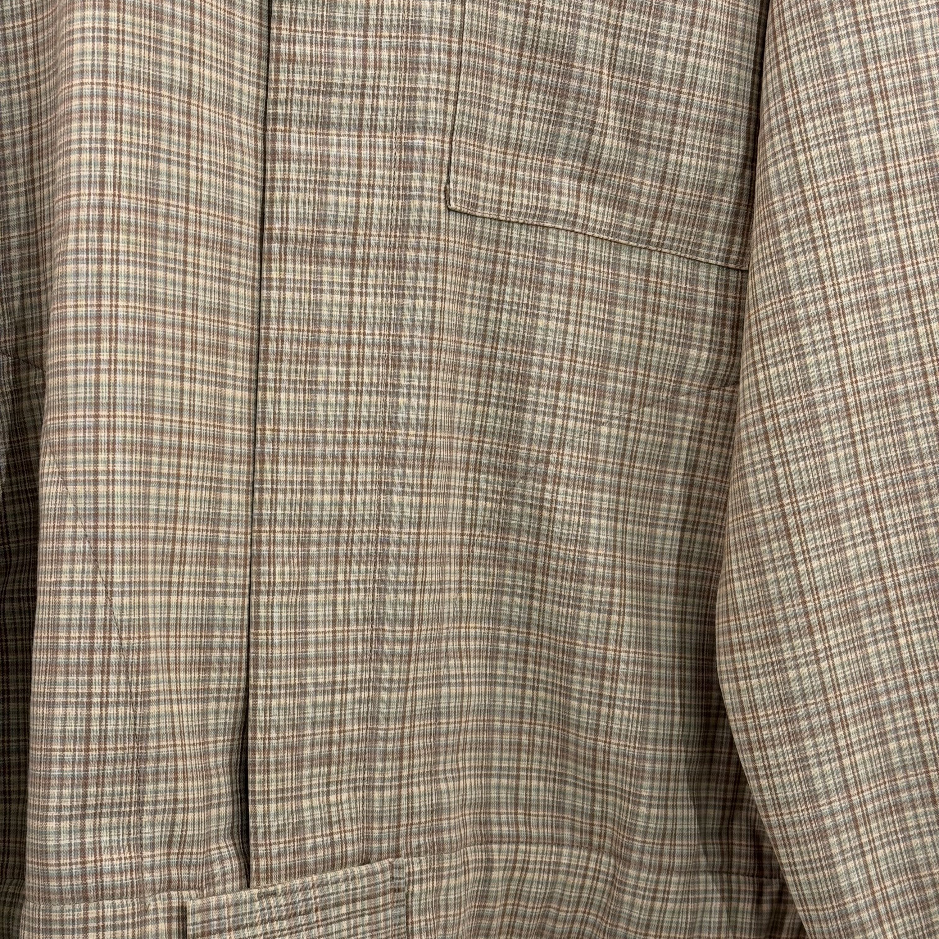 Auralee Auralee Hard Twist Wool Check Blouson Size US L / EU 52-54 / 3 - 8 Thumbnail