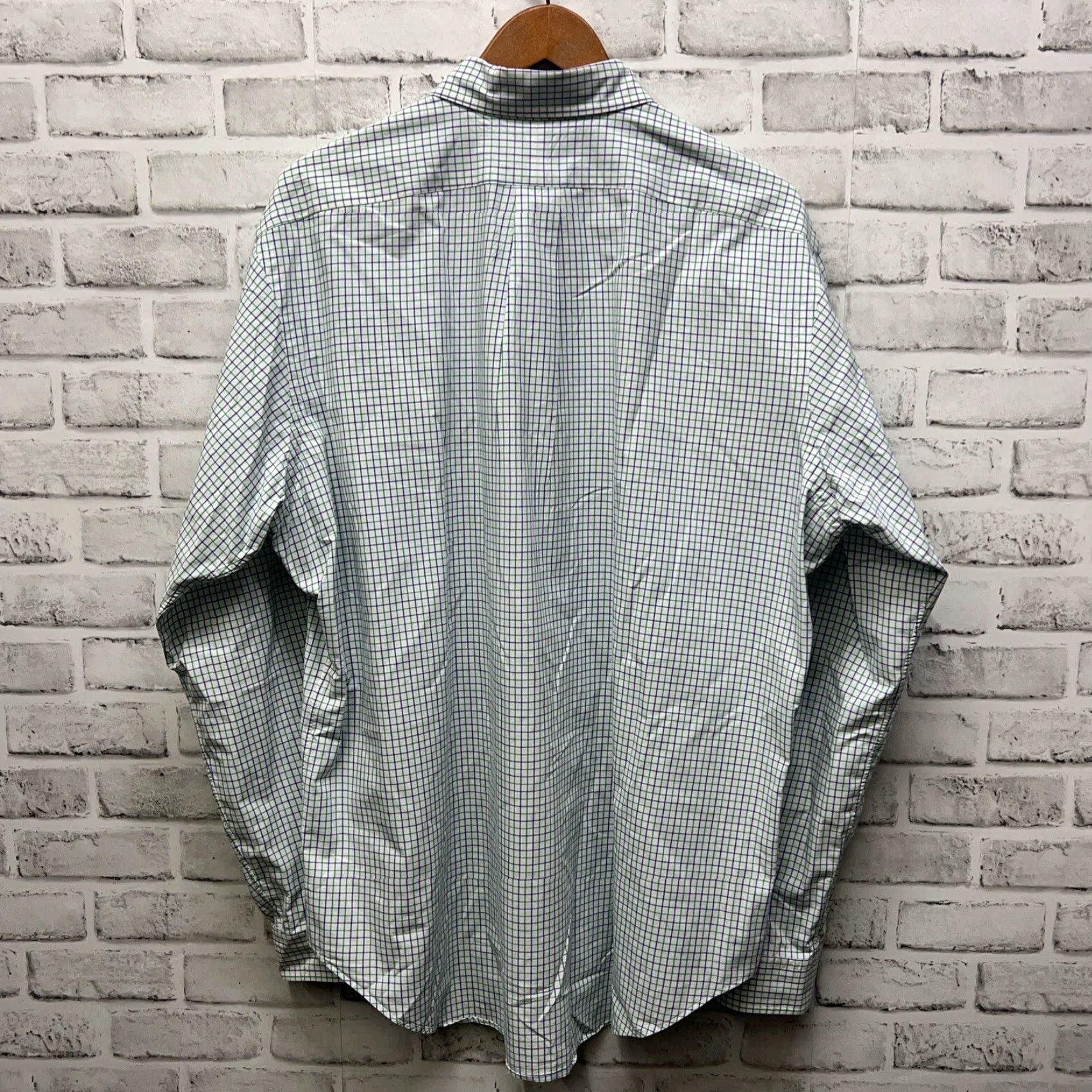 Ralph Lauren VINTAGE Ralph Lauren Classic Fit Blue Plaid Button Up Shirt Mens XL Long Sleeve Regular Fit Size US XL / EU 56 / 4 - 3 Thumbnail