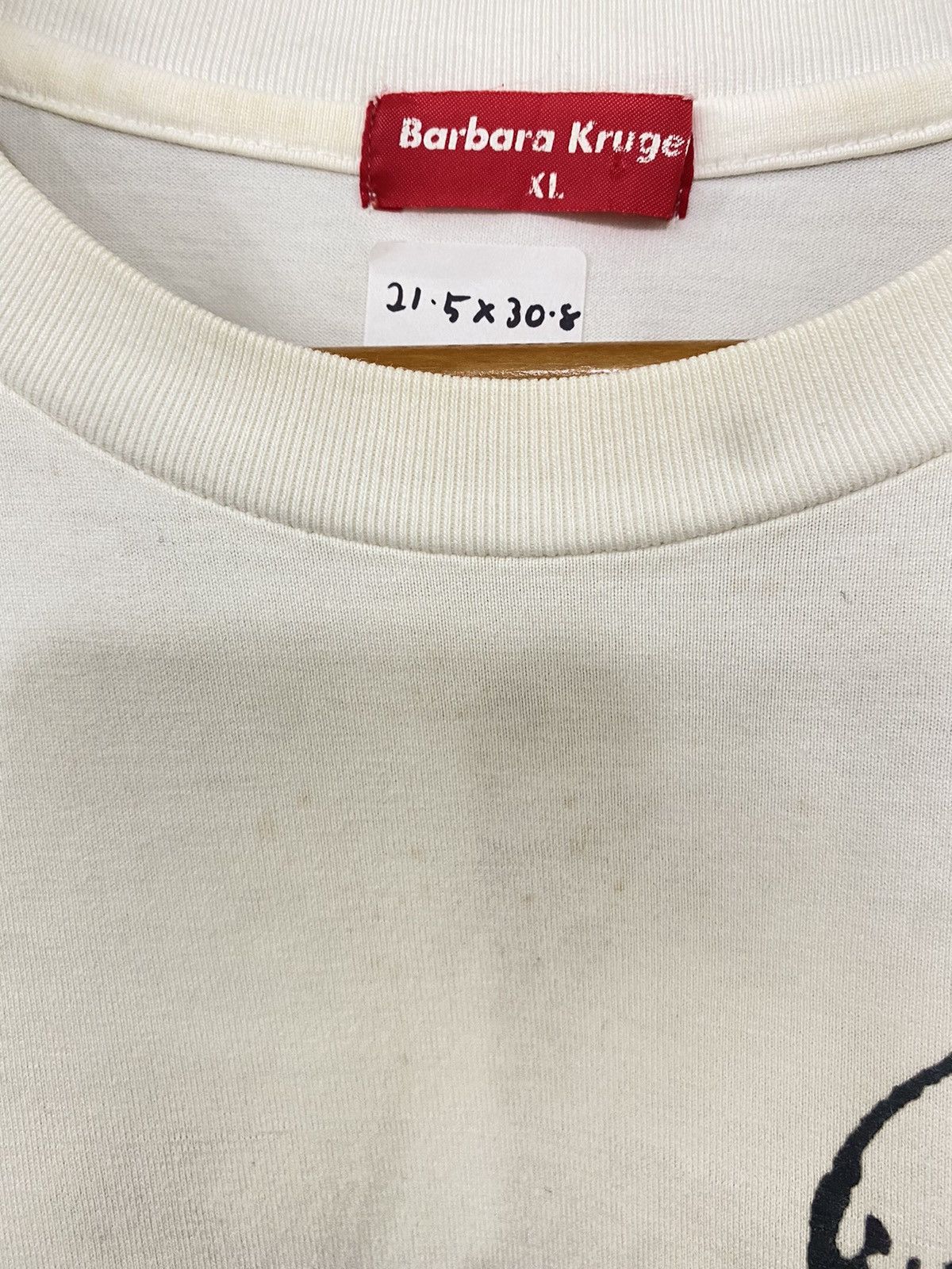 Barbara Kruger ✅ BARBARA KRUGER who laughs last RATM white tee t-shirt Size US XL / EU 56 / 4 - 4 Thumbnail
