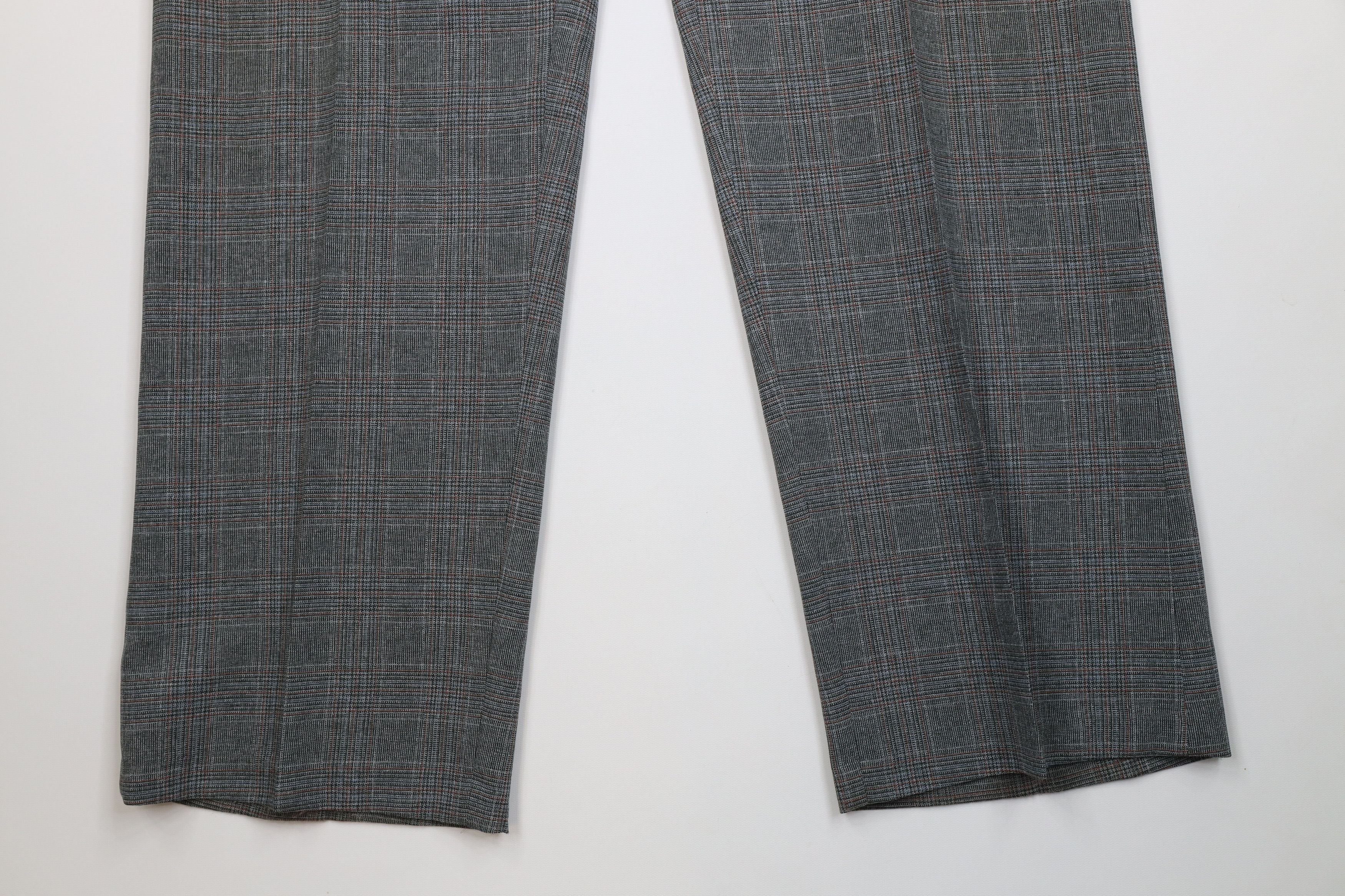Vintage Vintage 70s Wide Leg Chino Pants Houndstooth Plaid USA Size US 42 / EU 58 - 4 Thumbnail