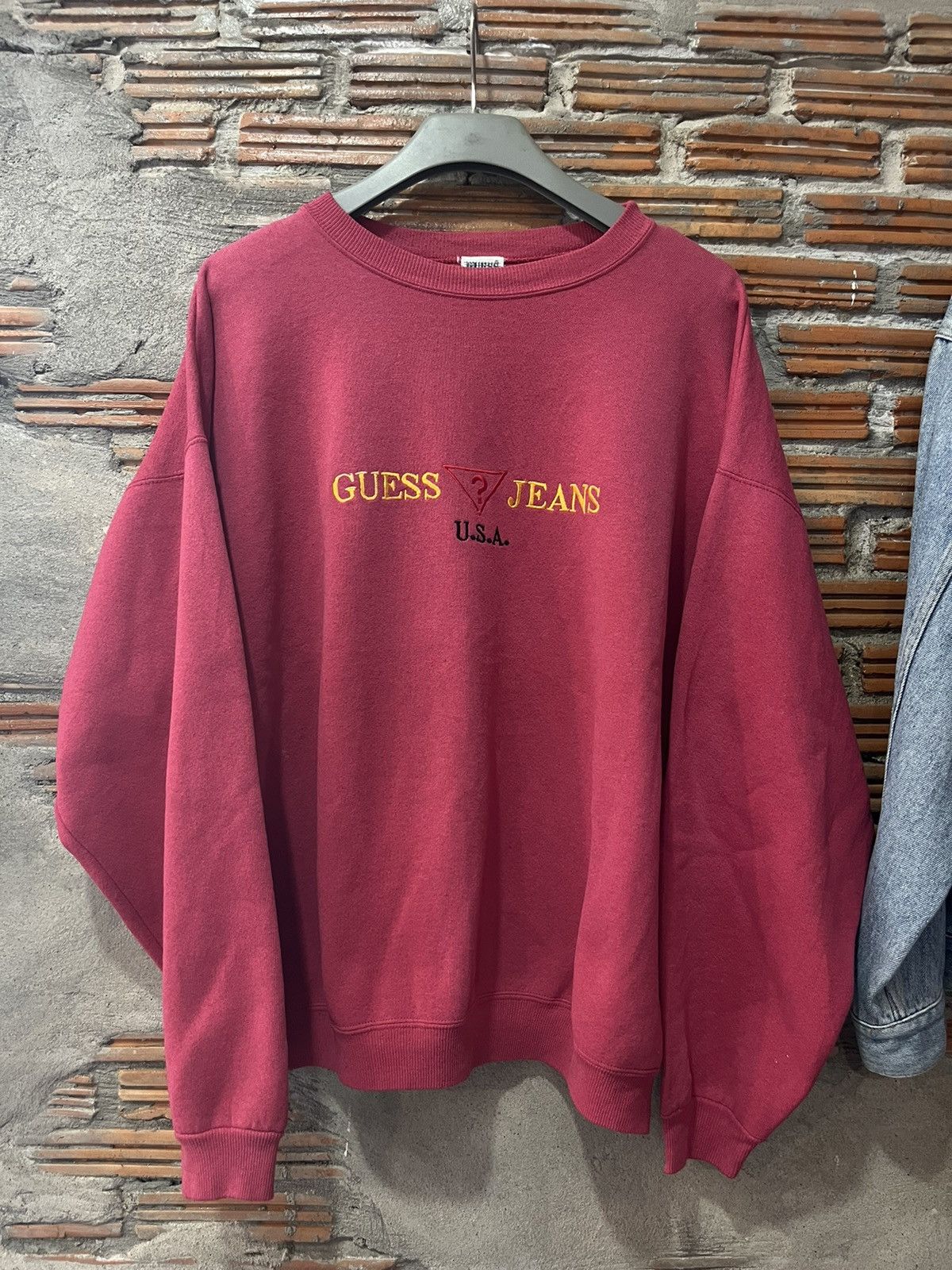 Guess Vintage GUESS JEANS U.S.A Sweater 90’s Shirt Size US XL / EU 56 / 4 - 2 Thumbnail
