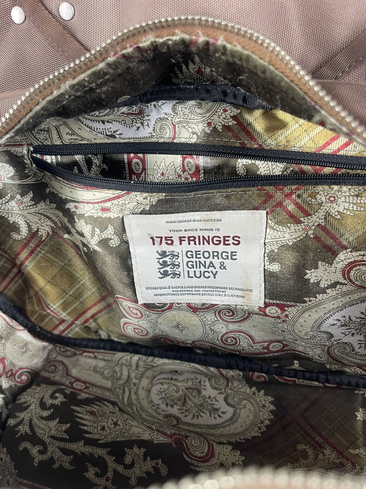 George Gina & Lucy George Gina & Lucy "175 Fringes" Brown Tassels Satchel Bag Size ONE SIZE - 11 Thumbnail