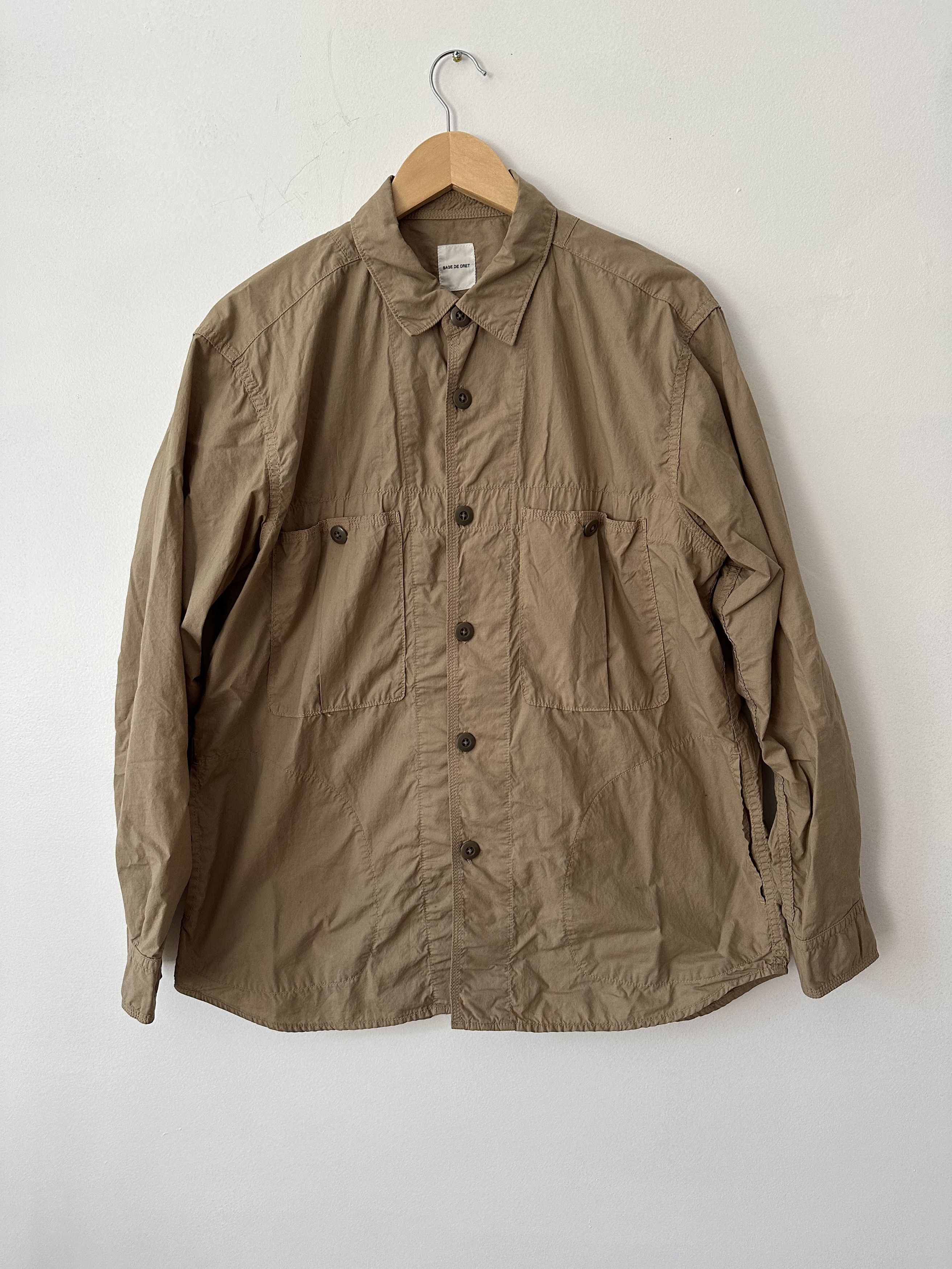 Sage De Cret Button up shirt with side pockets Size US M / EU 48-50 / 2 - 1 Thumbnail
