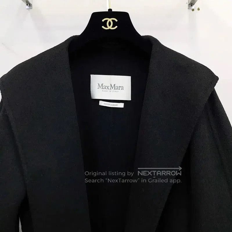 Other MaxMara Black Cashmere Mid-Length Coat . Size S / US 4 / IT 40 - 3 Thumbnail