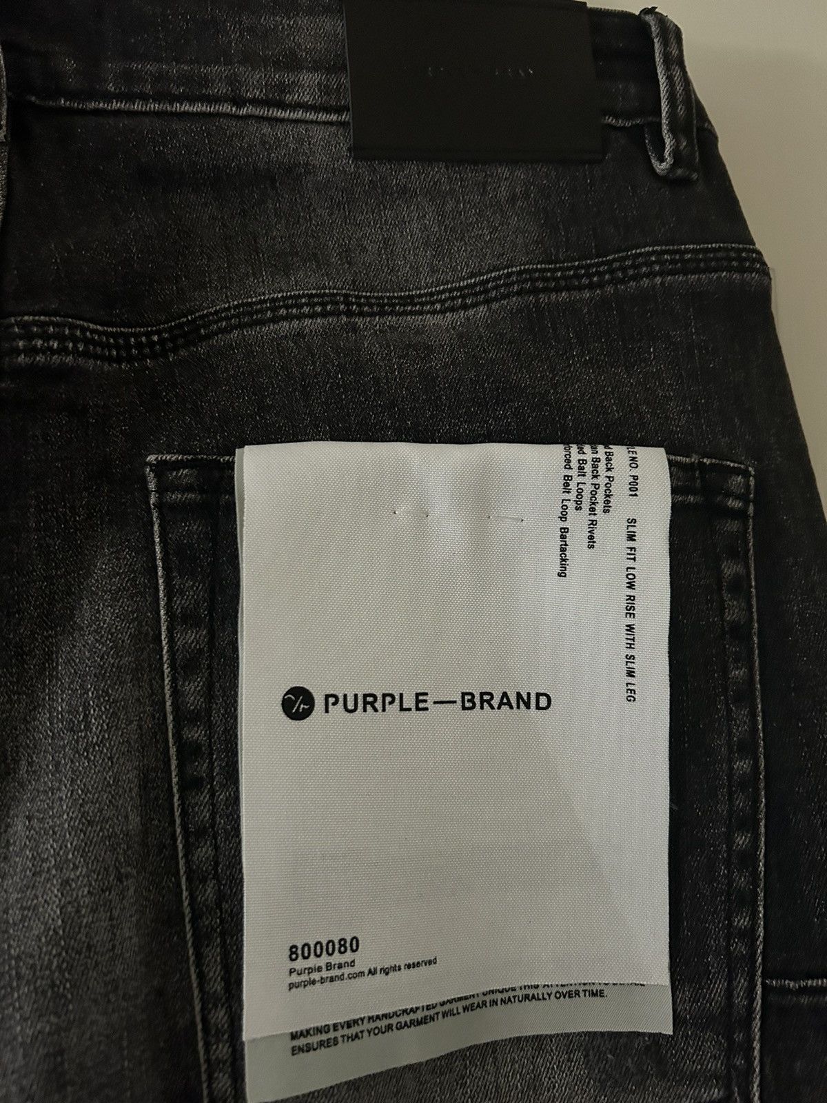 Vintage PURPLE JEANS BRAND NEW NEVER WORN Size US 32 / EU 48 - 4 Thumbnail