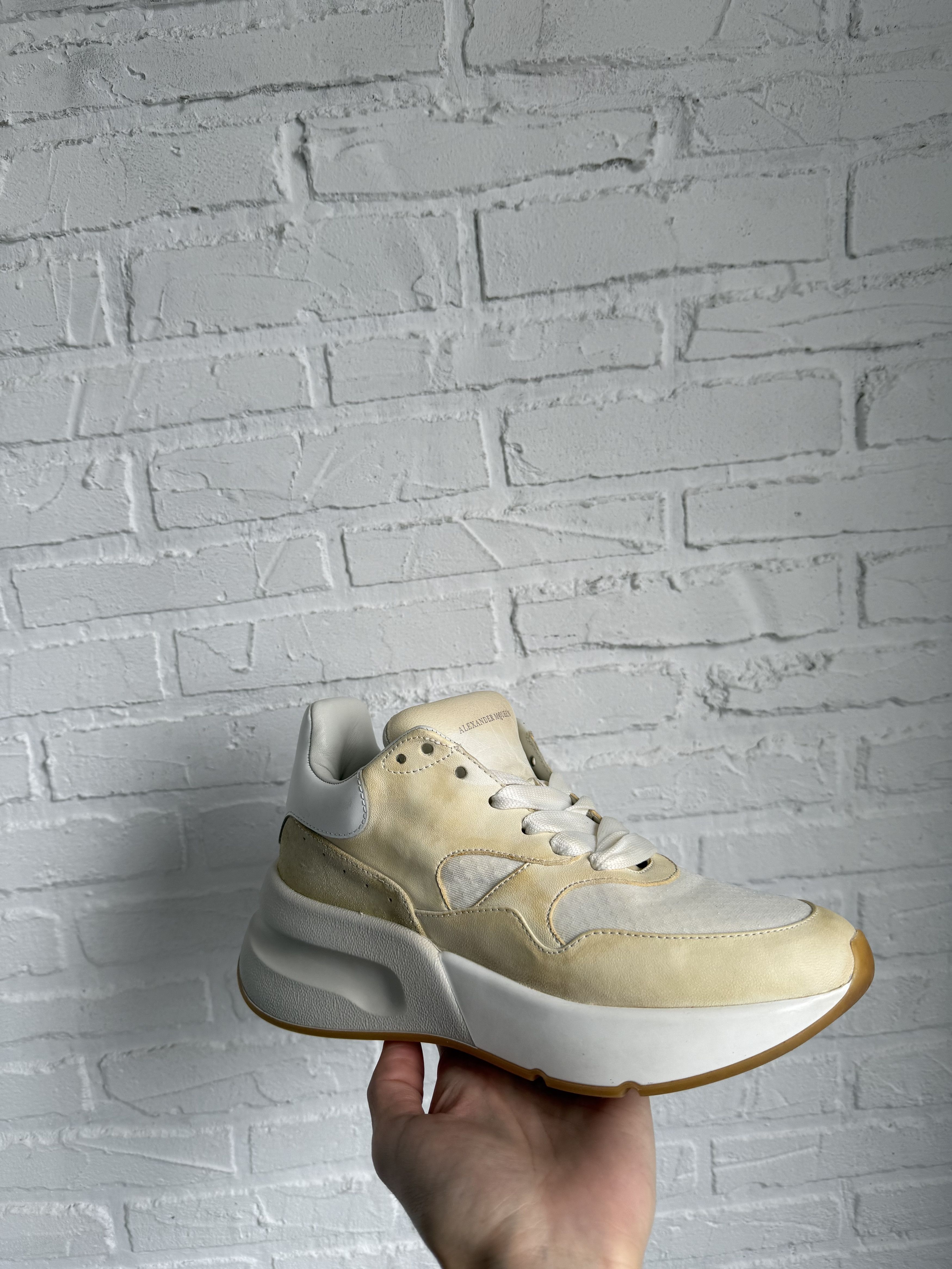 Alexander McQueen Alexander McQueen Joey cream white sneakers Size US 8 / IT 38 - 9 Thumbnail