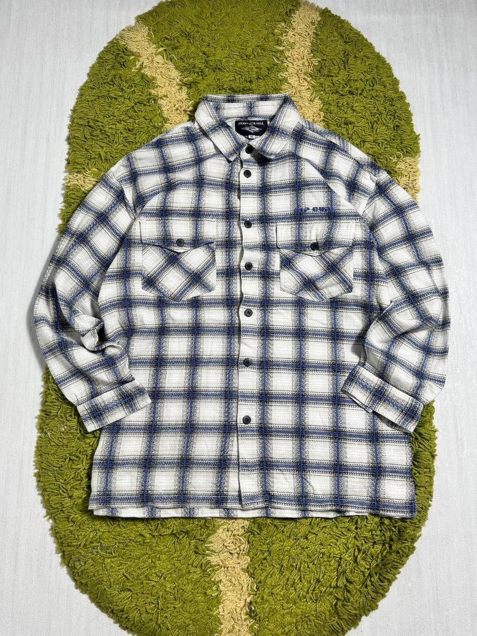 Rip Curl Vintage Rip Curl Flannel Button Up Shirt Size US XL / EU 56 / 4 - 1 Thumbnail